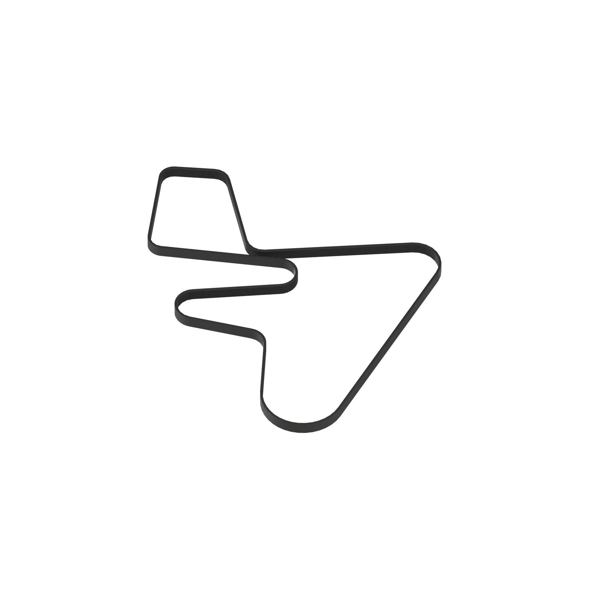 T208132: PK Section Engine Fan Drive V-Belt, Effective Length 2800 mm (110 inch)