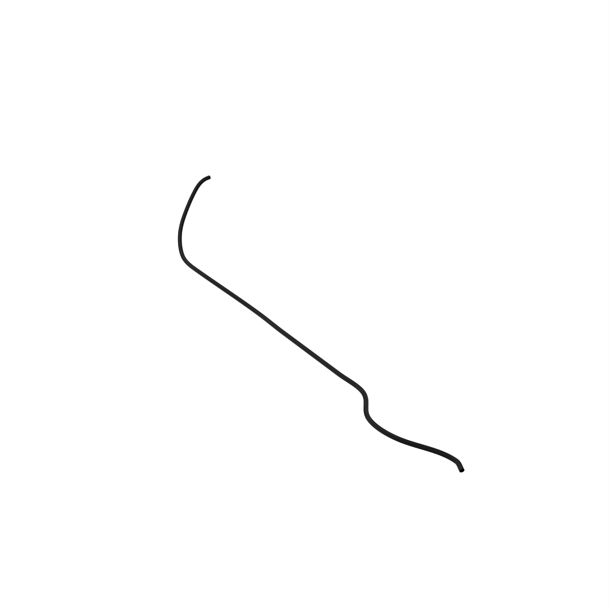 John Deere Low Pressure Air Seeder Hose with Clear Black Helix - PM113UVCLBK