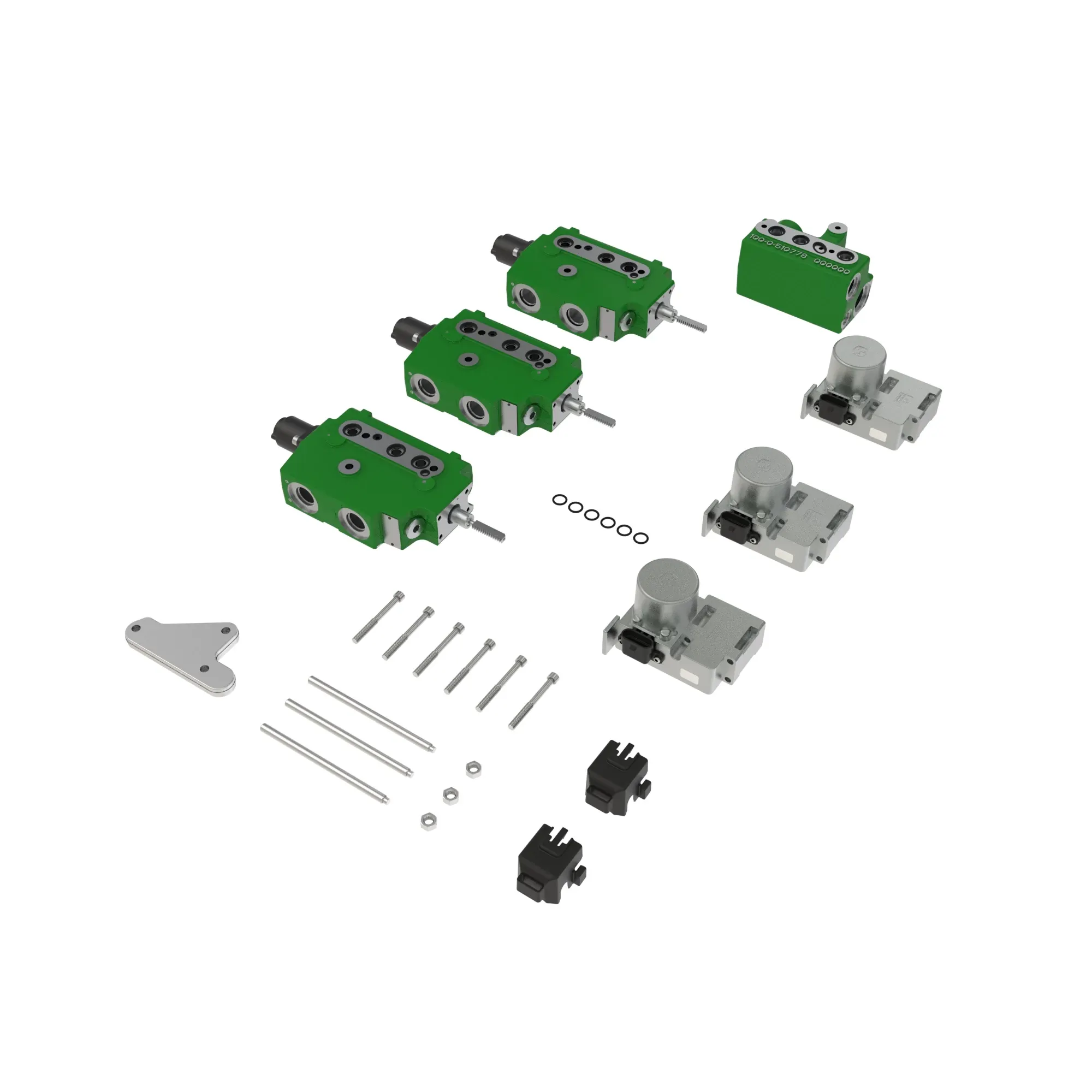 BL15463, Valve Block 3 Selective Control Valves (E-SCVs) On Pos. XI, XII, Operator's Station and Controls, 841L