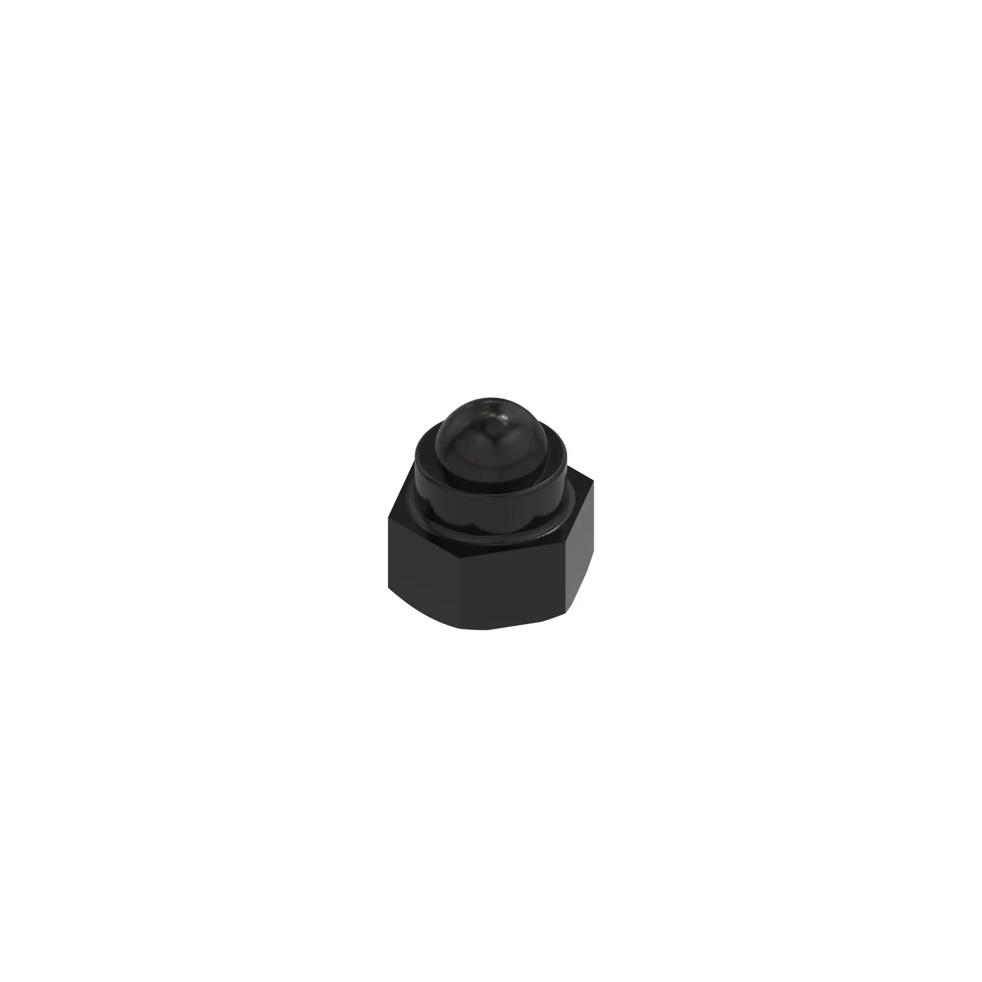 John Deere Hexagonal Crown Nut, M6 - 14M7376