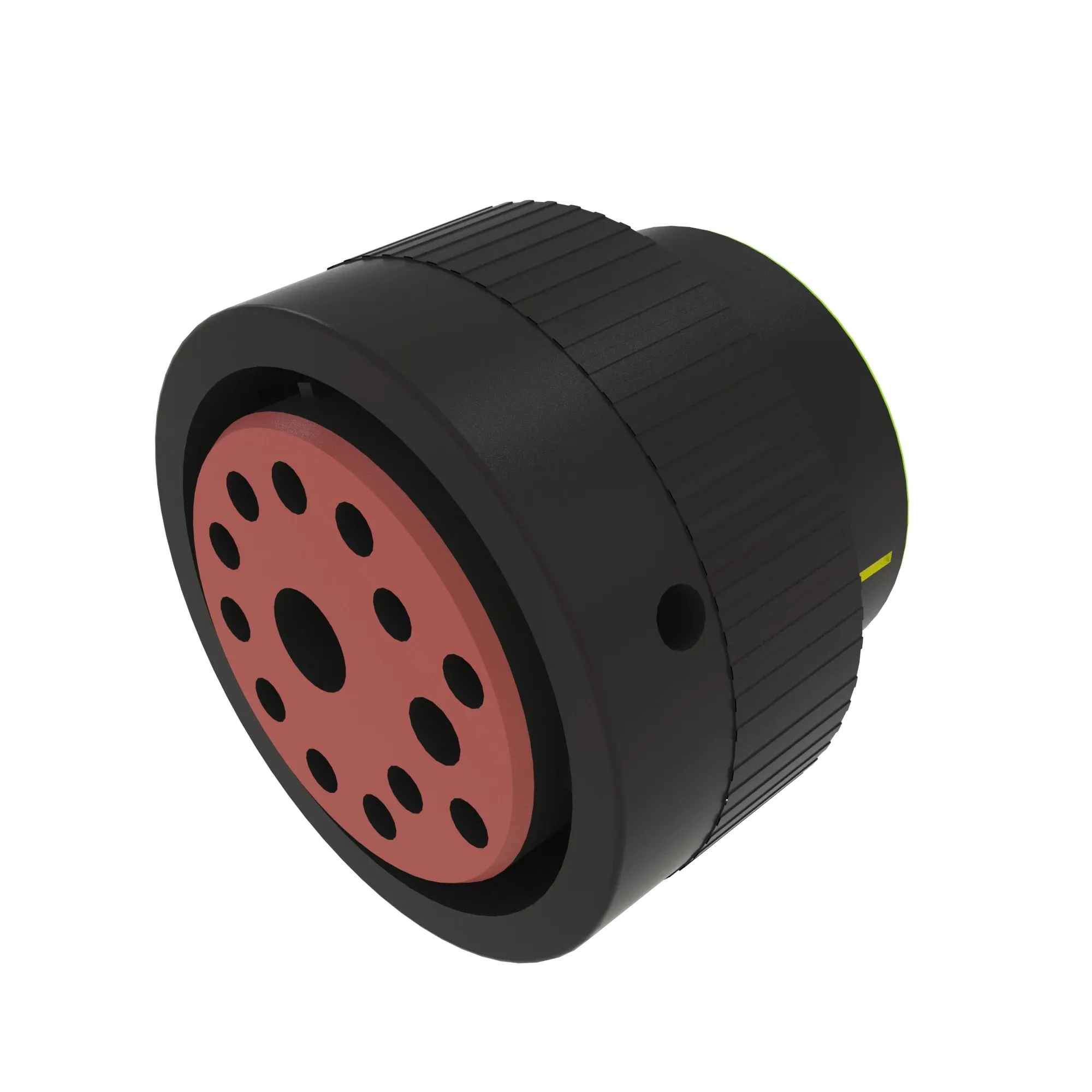 CONN DEUTSCH HDP20 14W MS BLK PLSTC