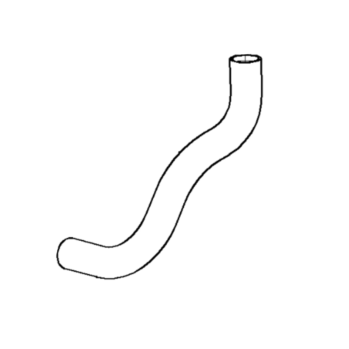 John Deere Lower Radiator Hose - T436657
