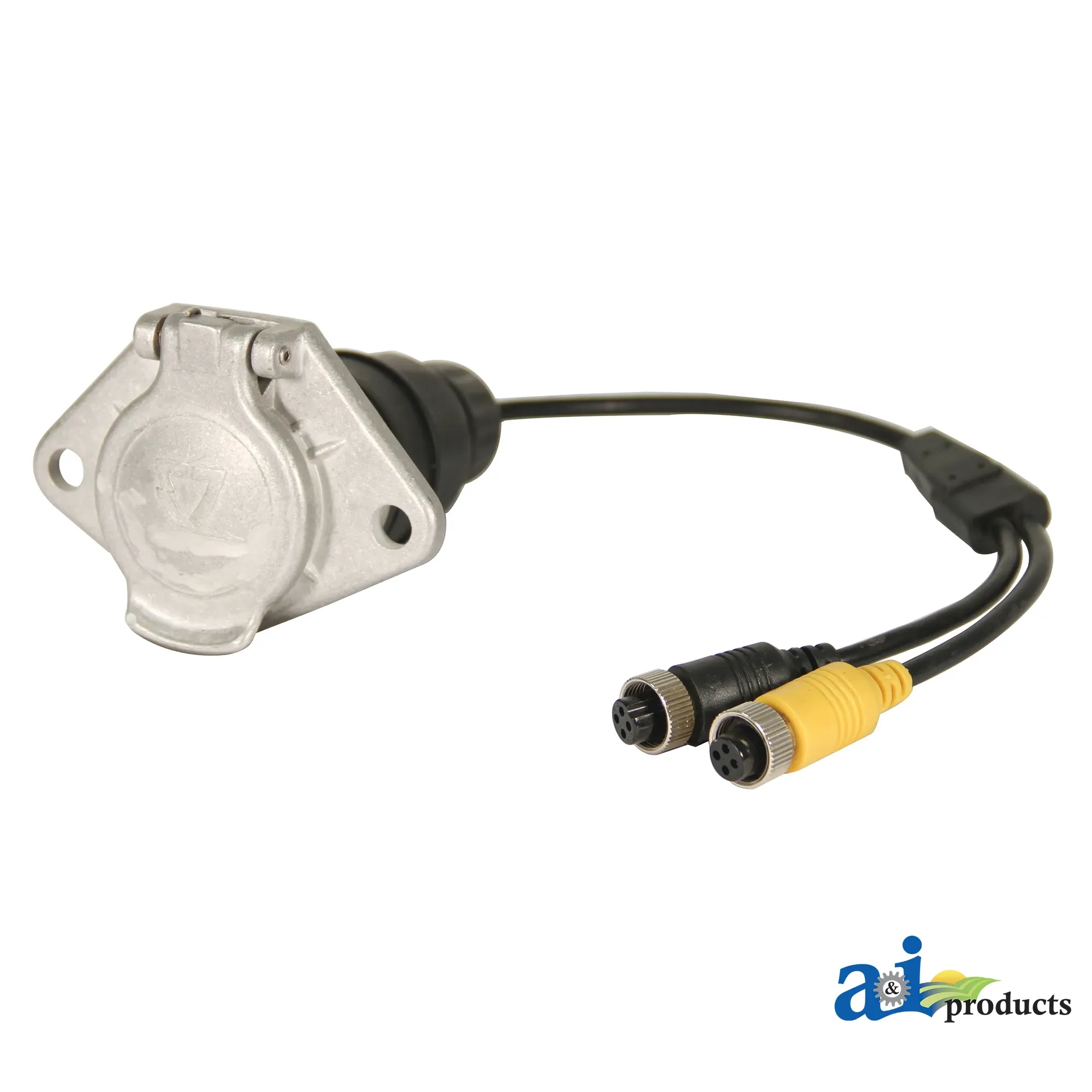 A&I Products CabCAM™ Monitor End Plug, Compatible with 2 Cameras - A-TP7523