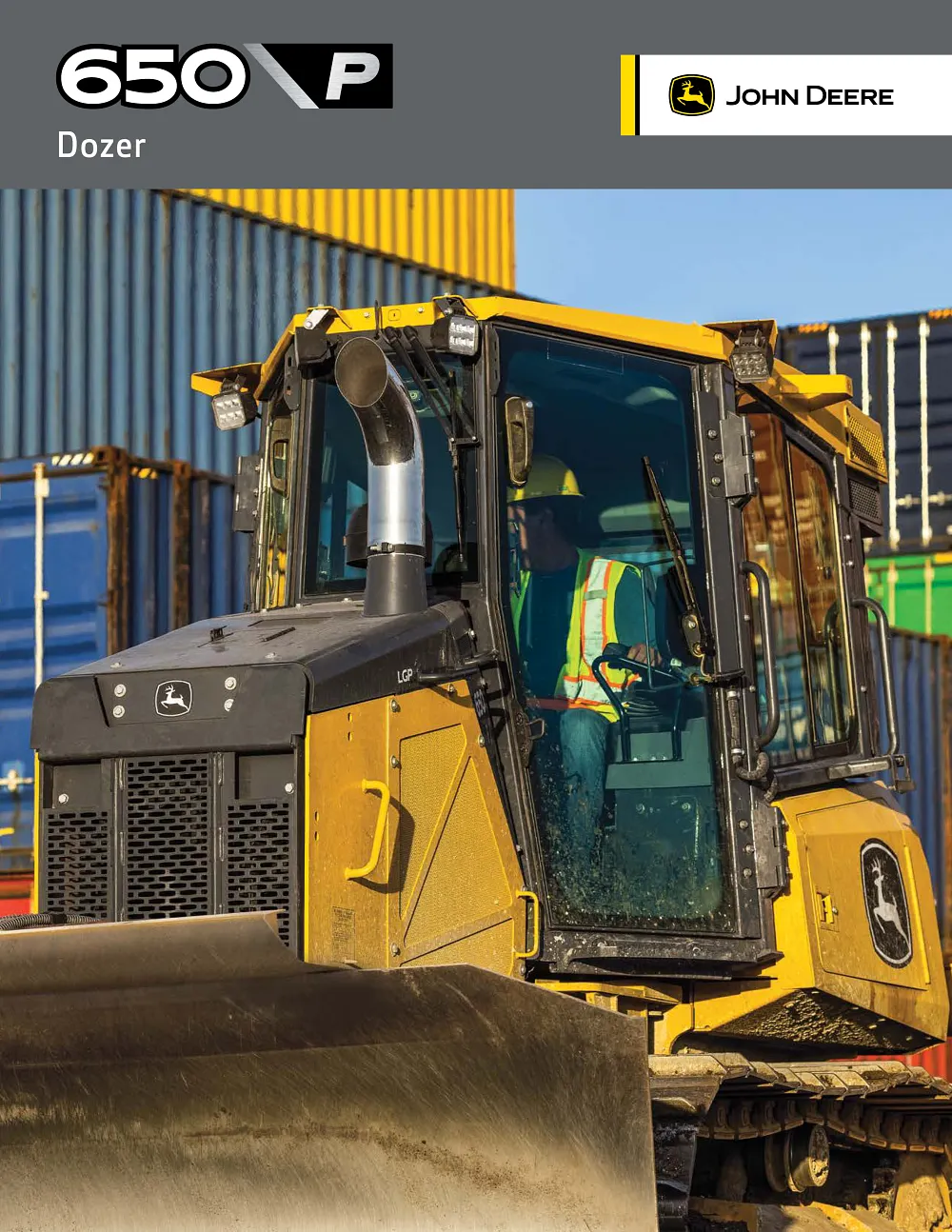 650 P-Tier Dozer Brochure cover