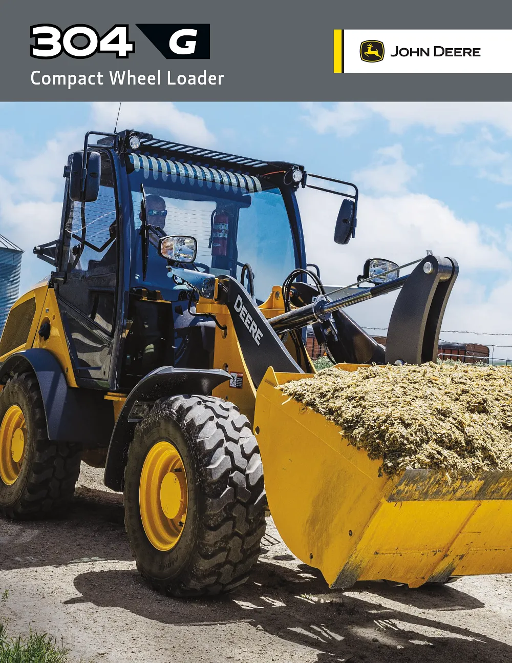 304 G-Tier Compact Wheel Loader Product Brochure cover