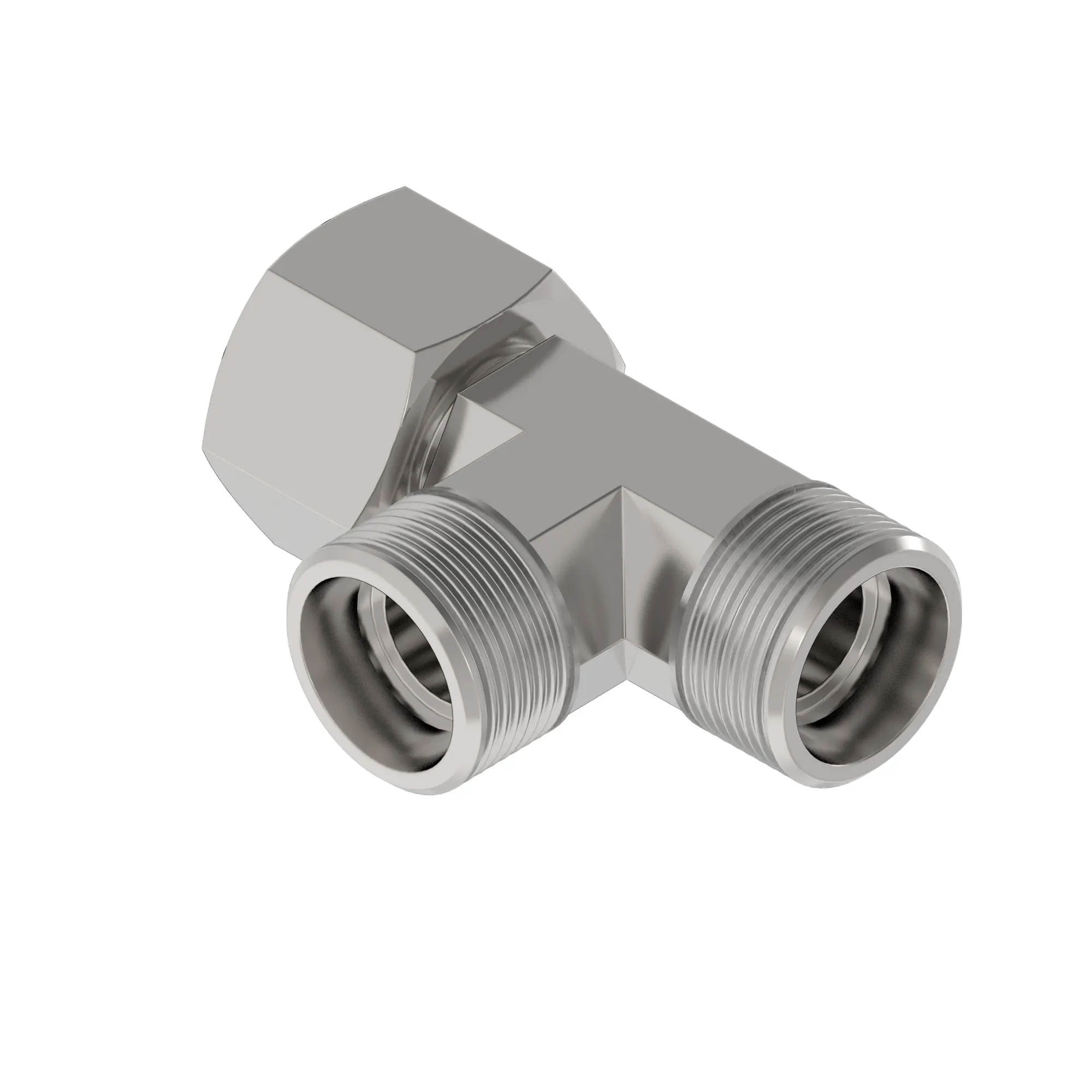 CONNECTOR, SWIVEL NUT RUN TEE- L15
