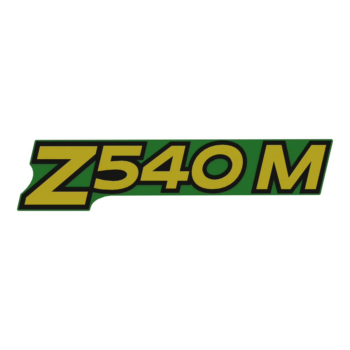 Label, Z540M Model Number