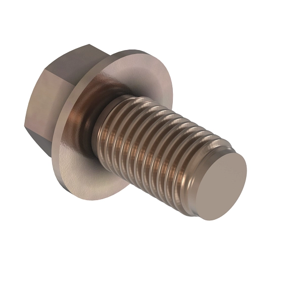 John Deere Hexagonal Head Flanged Screw, M16 X 40 - 19M7793