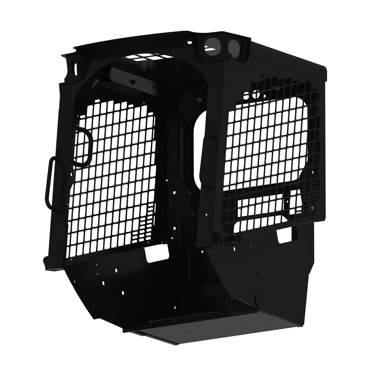 ROPS, Service Cage, Cab Mid Frame