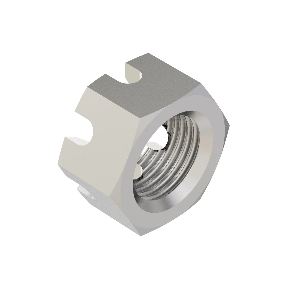 John Deere Hexagonal Slotted Nut, 9/16" - 14H862