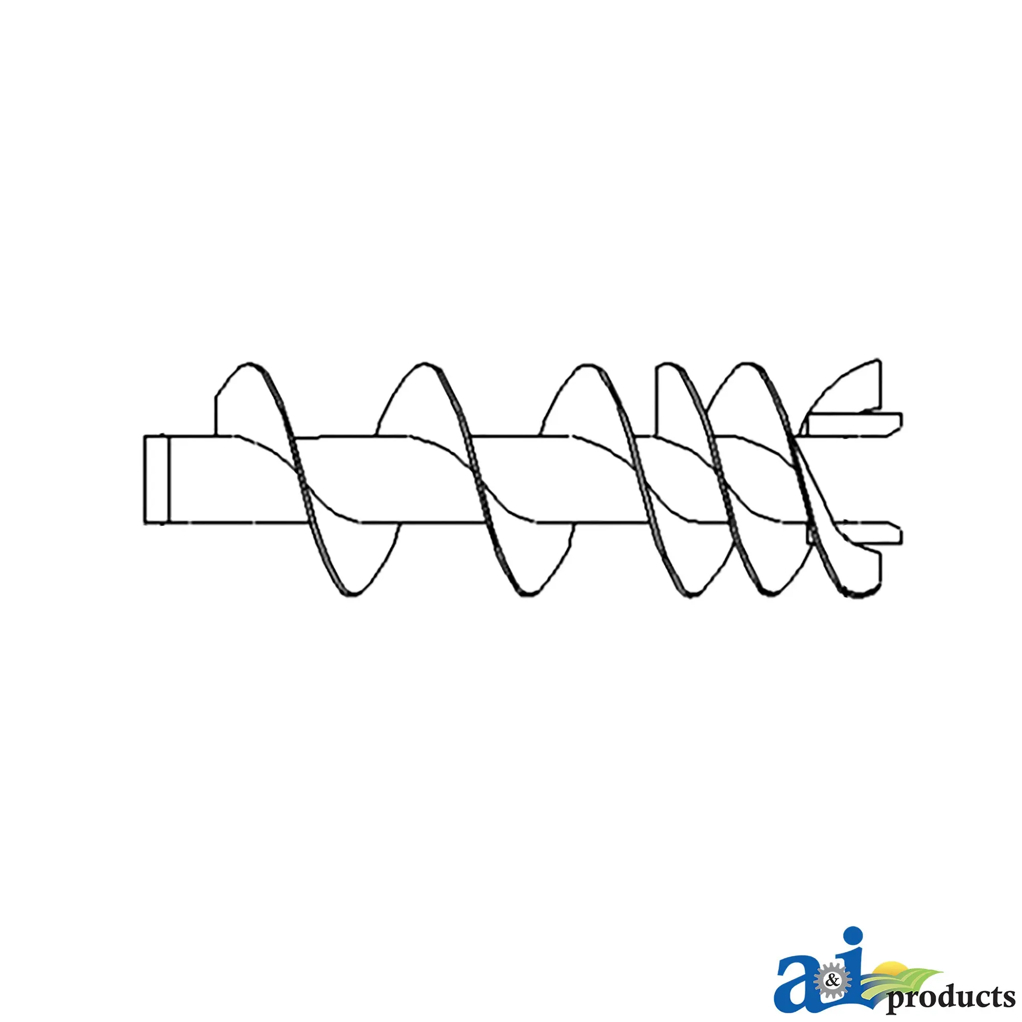 A&I Products Upper Folding Auger Flight - A-AH146553