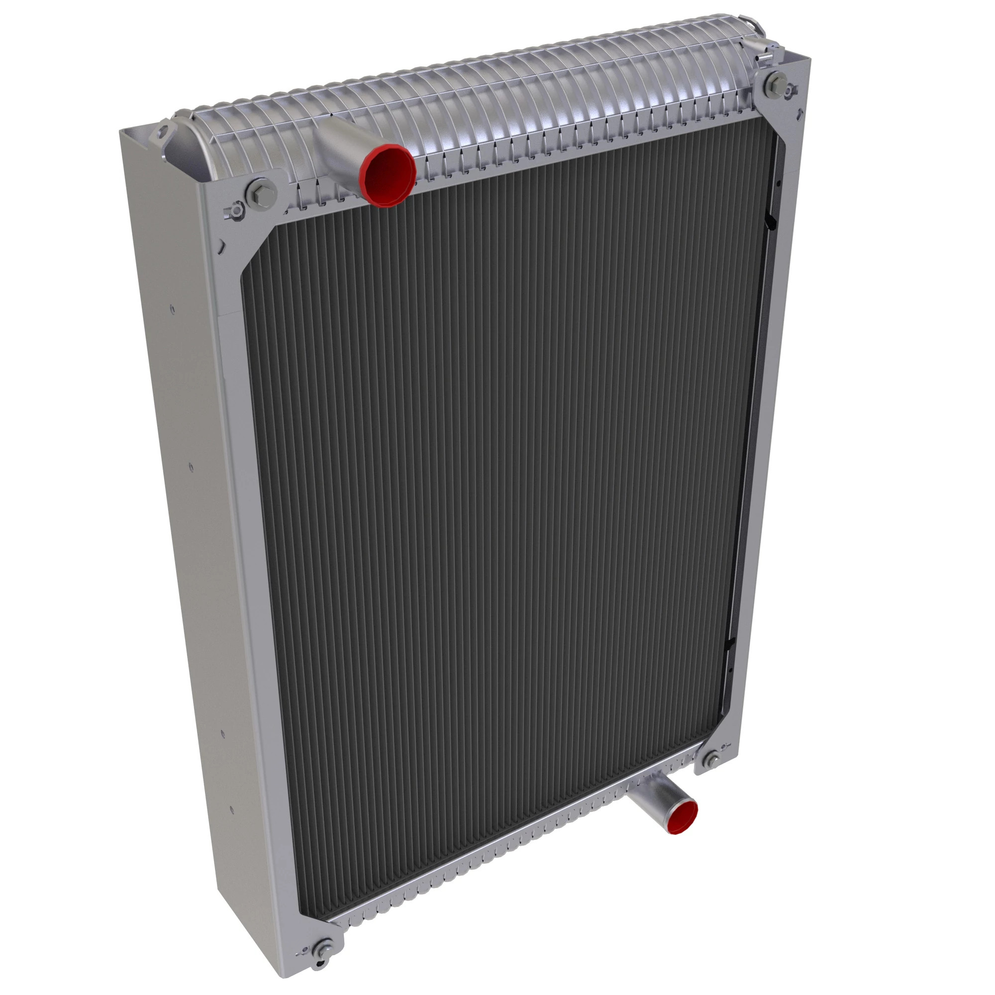 John Deere Radiator with Baffles and Fittings - RE165030