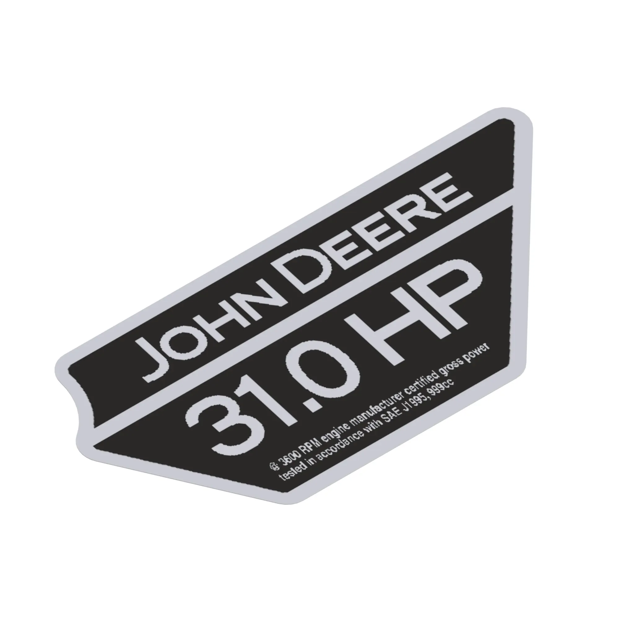 John Deere Engine Label - TCU33156