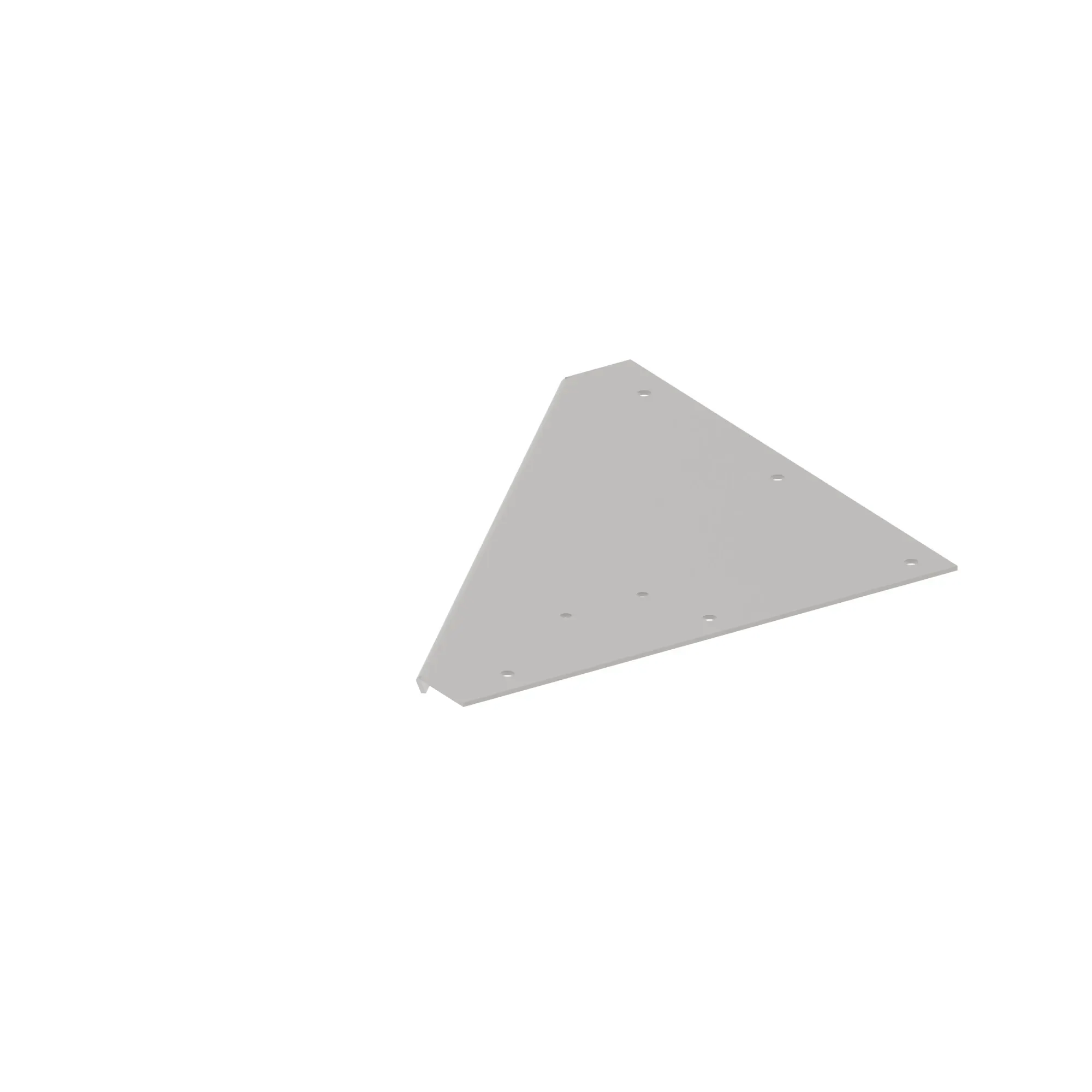 John Deere Left Side Lower Grain Tank Sheet - CQ10694