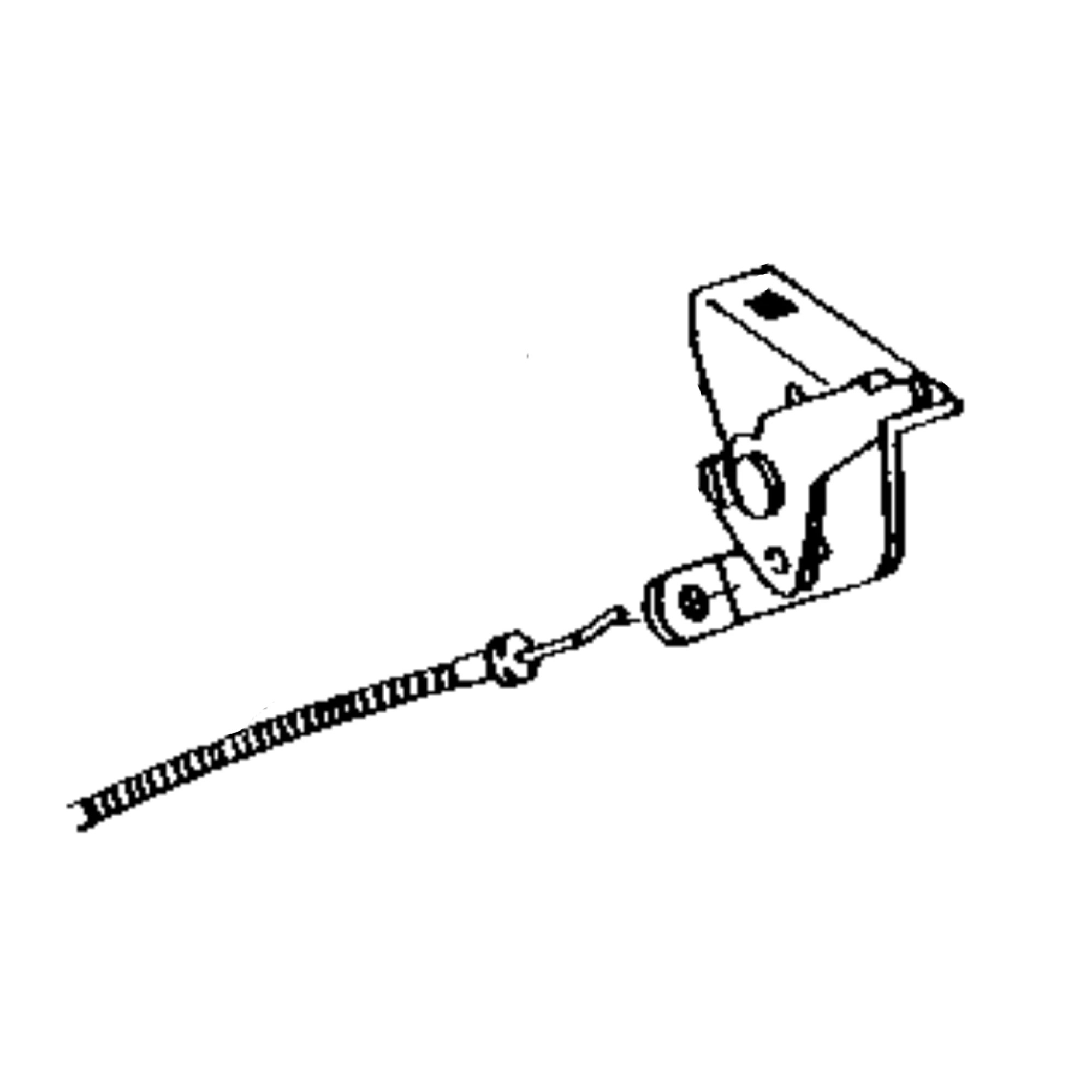 John Deere Throttle Control Push Pull Cable - AM117952