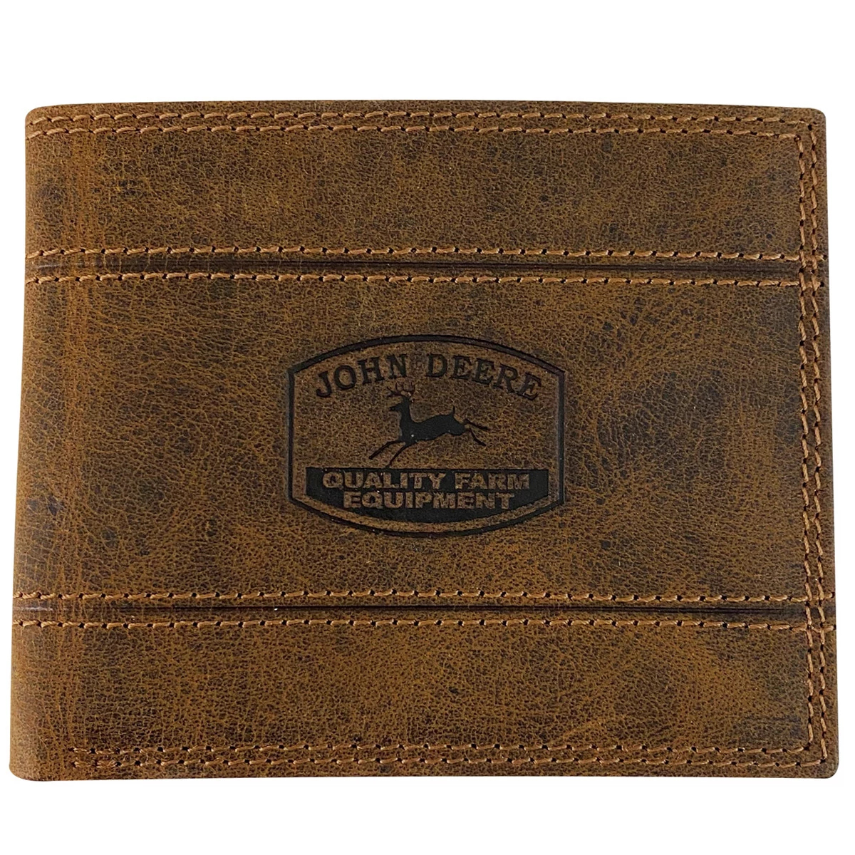 "Creased Historic Logo Bifold Wallet"