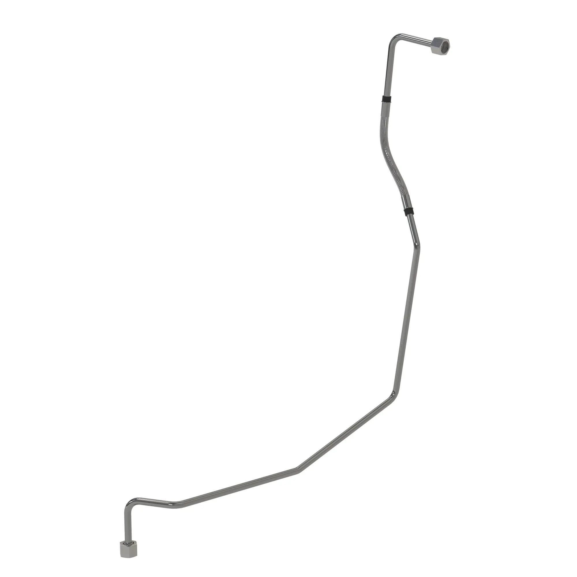 John Deere Turbocharger Oil Supply Line - DZ109551
