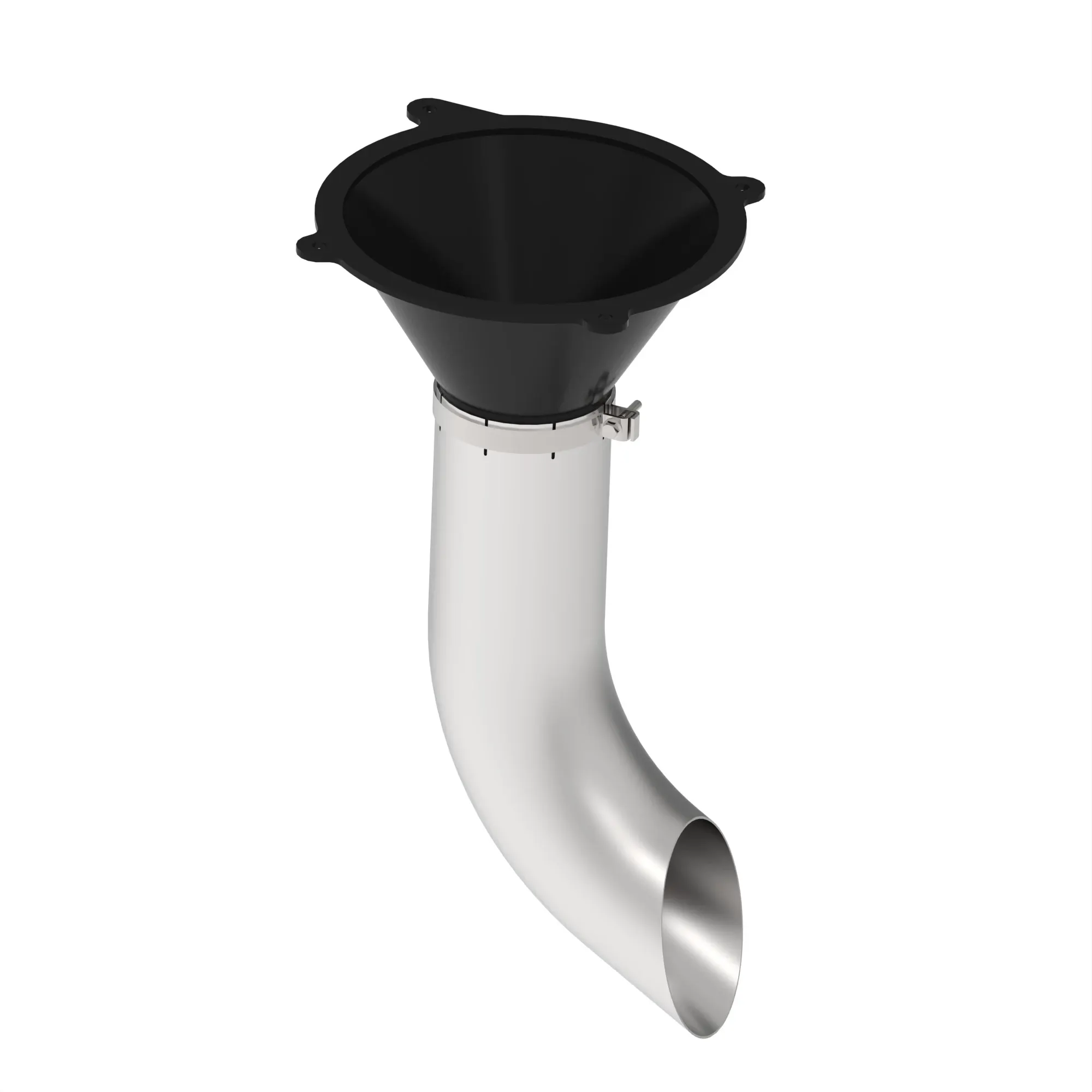 EXHAUST PIPE, EXHAUST STACK, CHROME