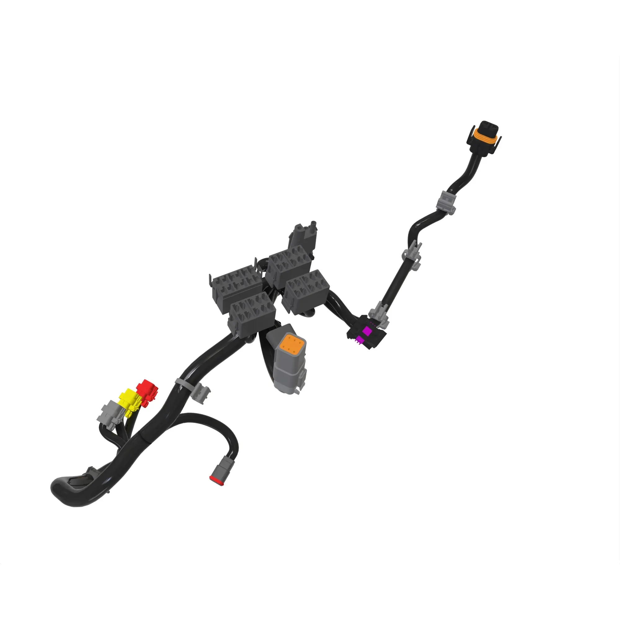 John Deere Fender Console Wiring Harness, Right Side - TA14659