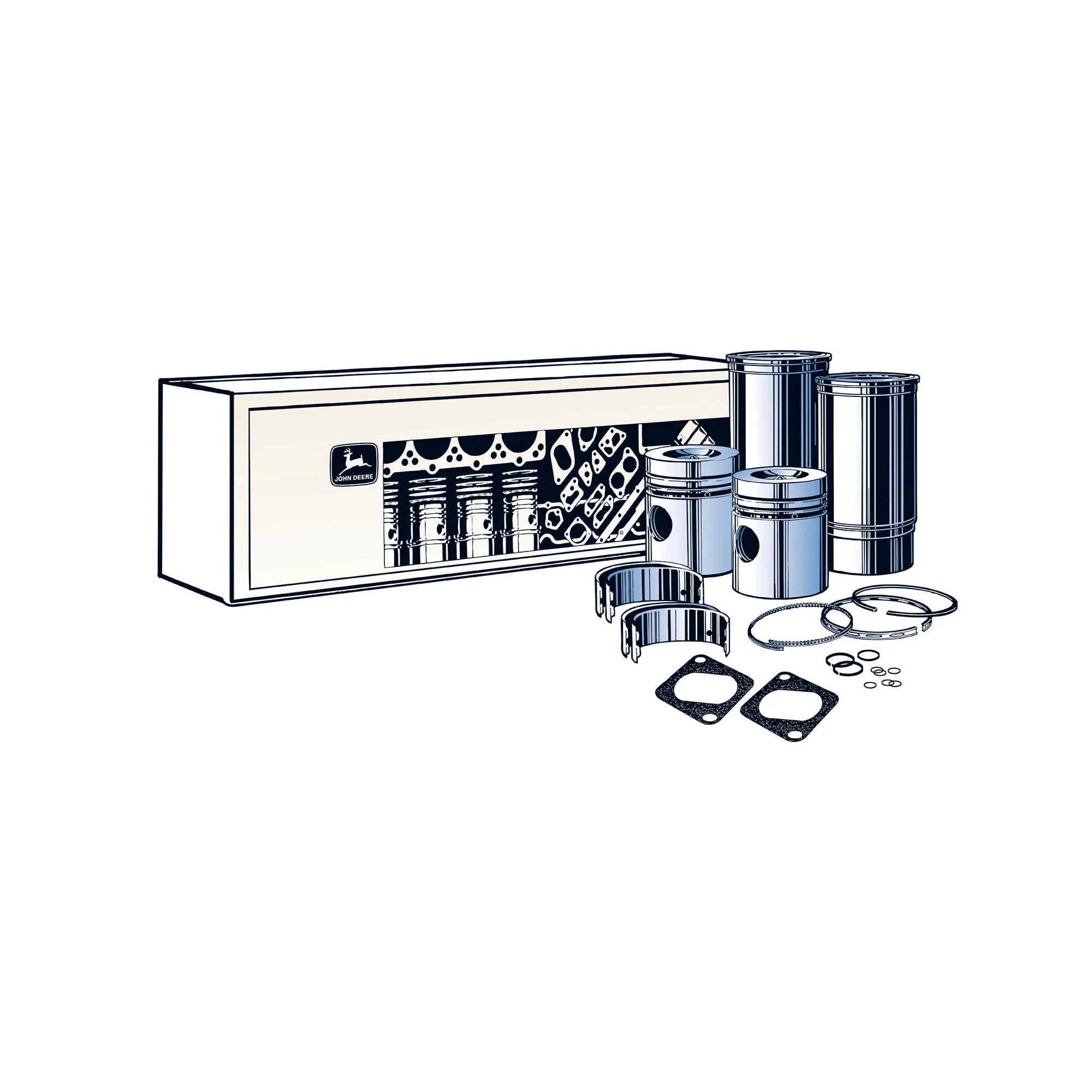 John Deere Engine Overhaul Kit - RG18845