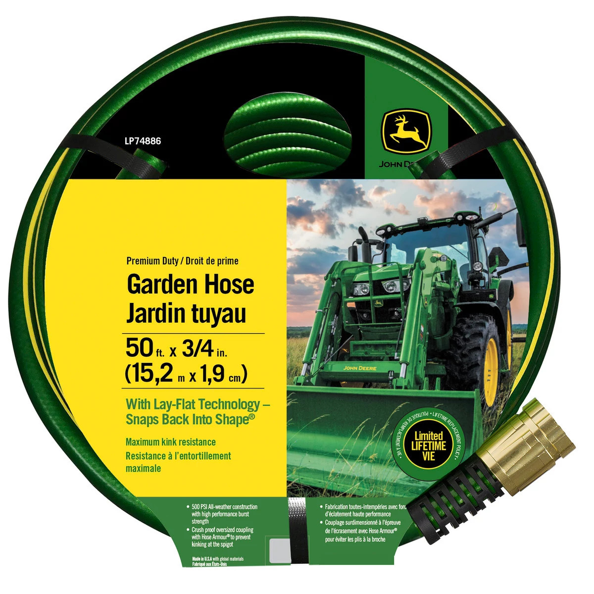 "Lay Flat Garden Hose 50 Feet"
