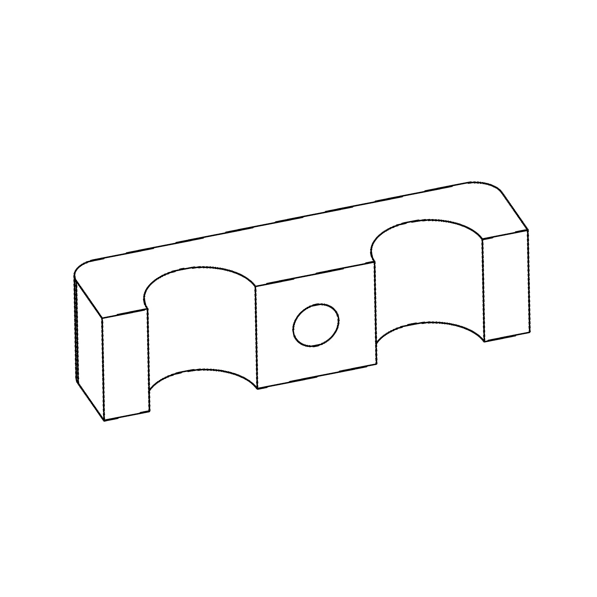 John Deere 2-Diameter Block Clamp - T356996