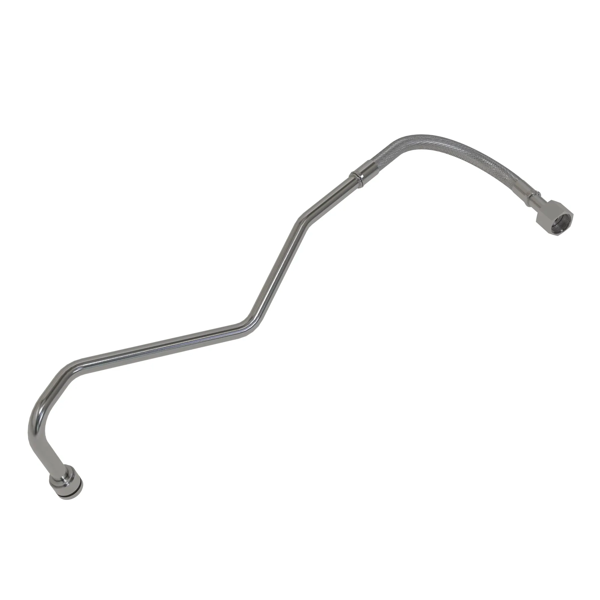 John Deere Turbocharger Oil Feed Line - RE553179