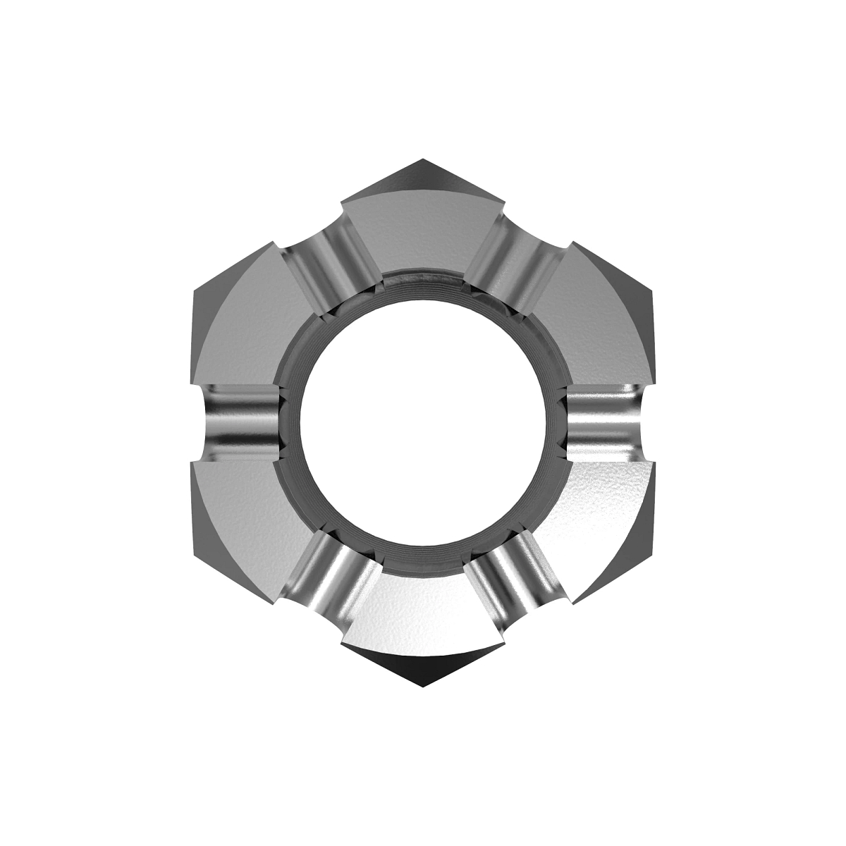 NUT, METRIC, THIN HEX SLOTTED