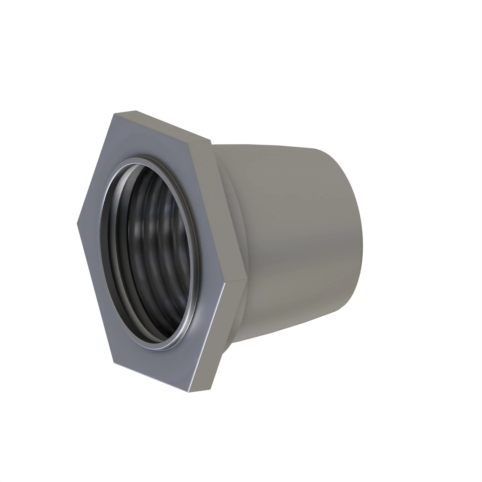 John Deere Hexagonal Crown Nut, 5/8" - TCU22496