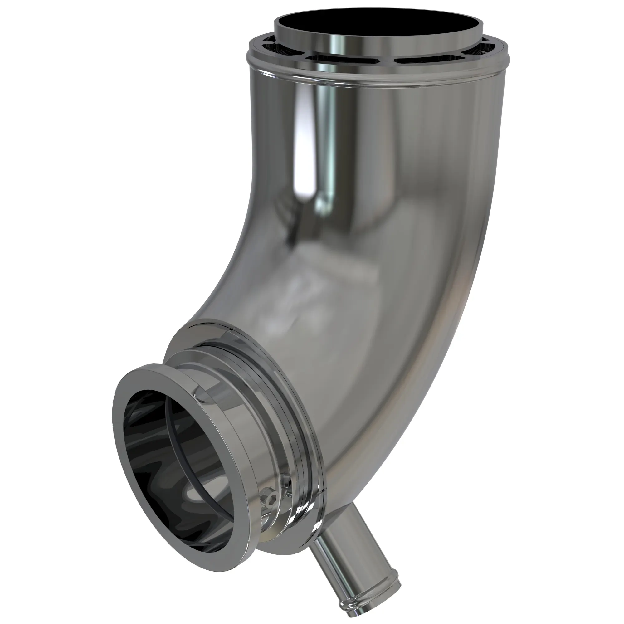 WET EXHAUST ELBOW,
5 INCH O/L, 1.25 INCH I/L