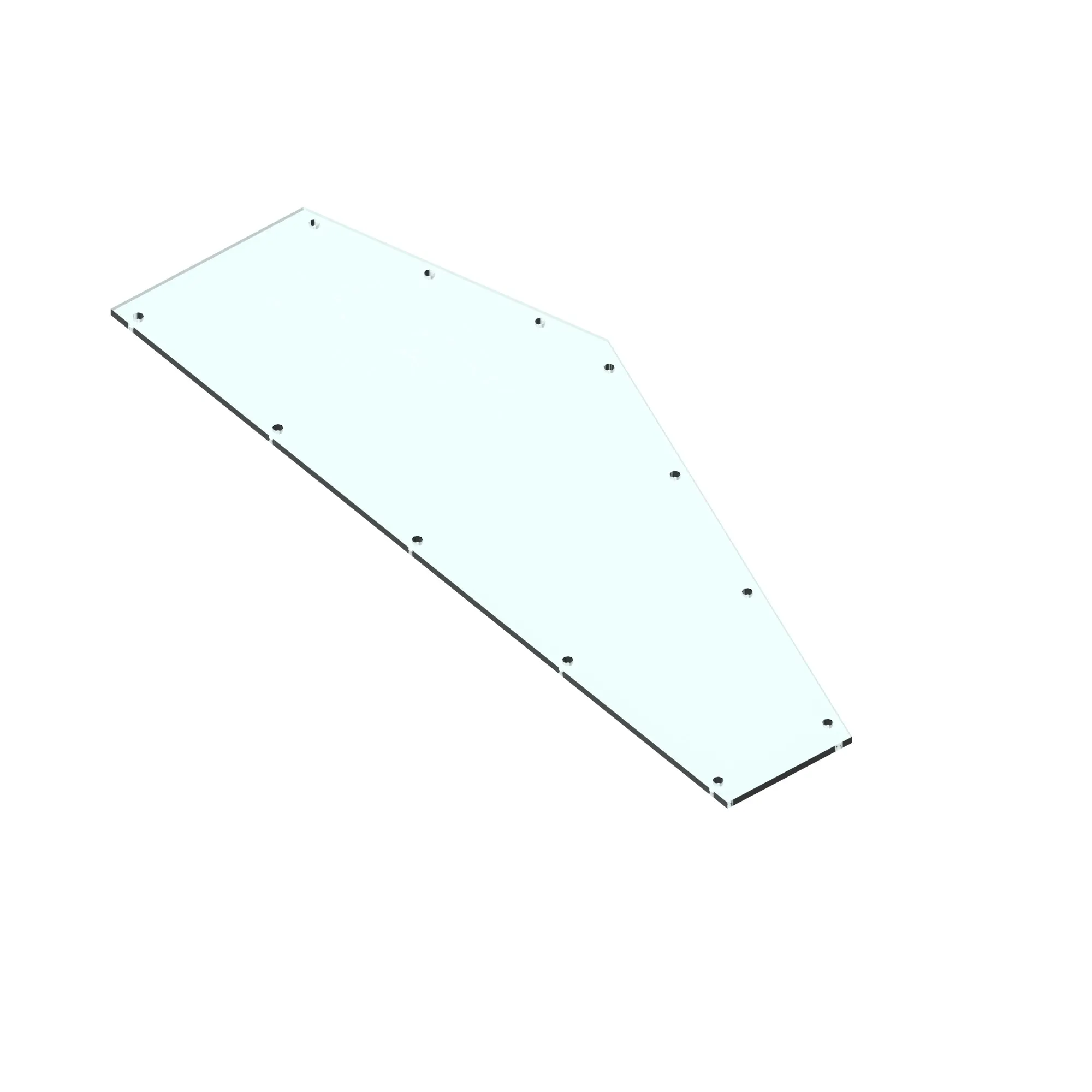 John Deere Window, Front Quarter Panel - T186065