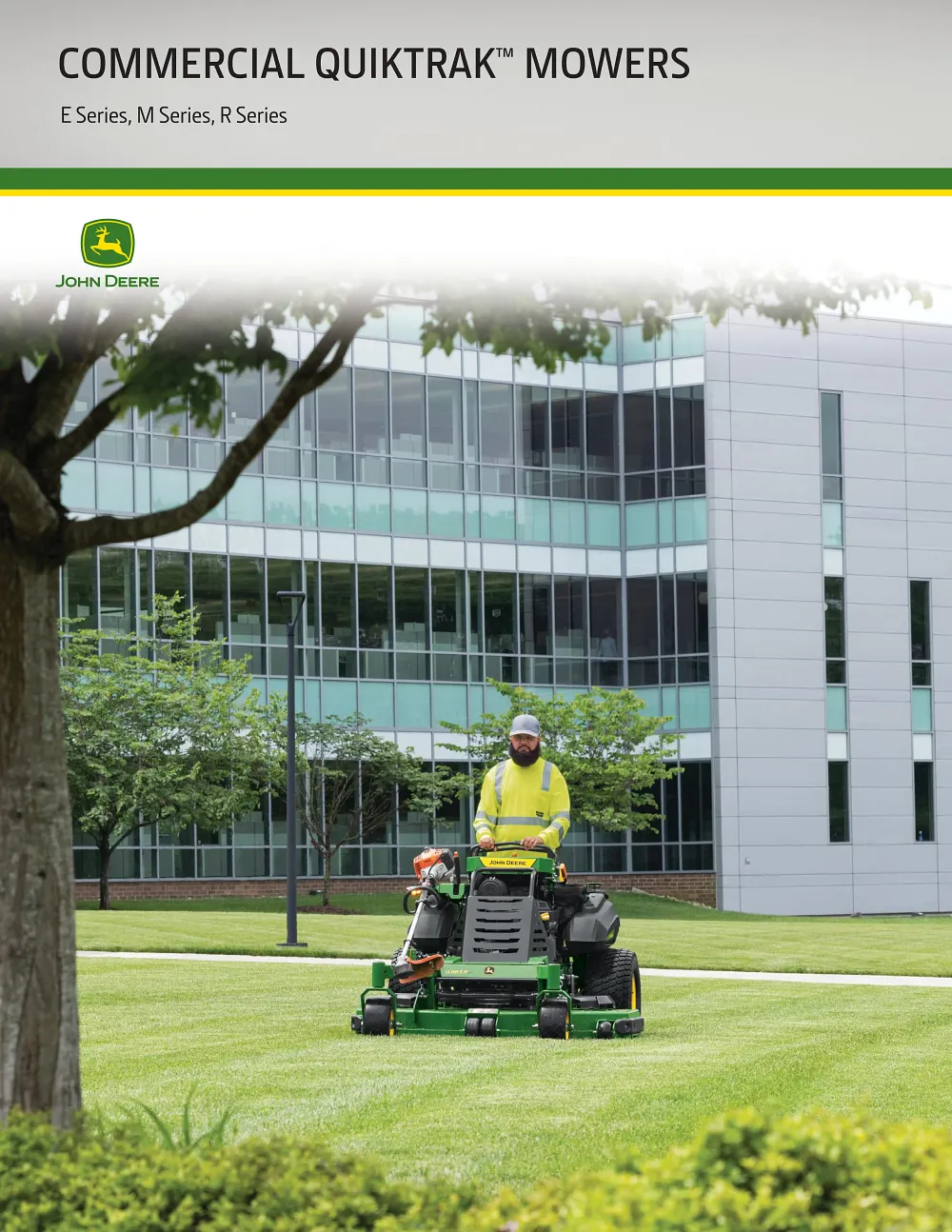 Commercial QuikTrak Mowers Brochure cover