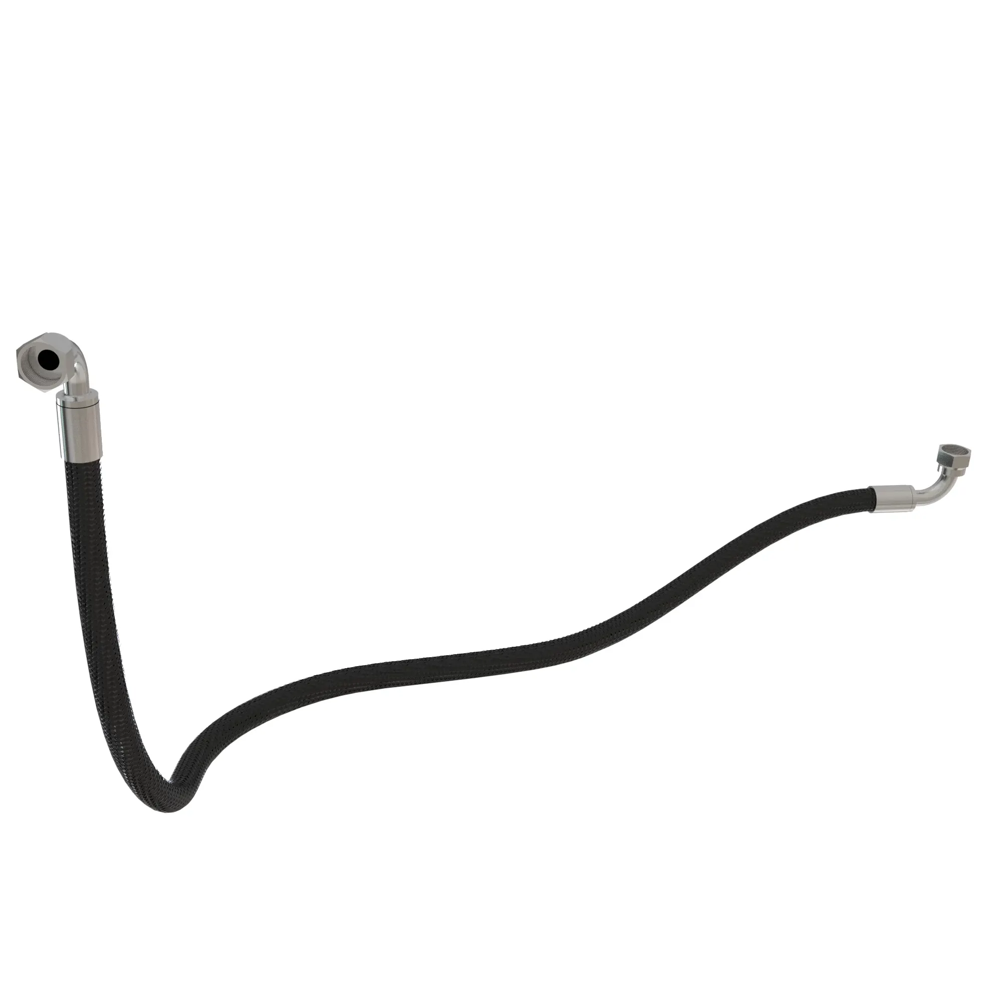 John Deere Cooler Bypass to Reservoir Hydraulic Hose - RE567172