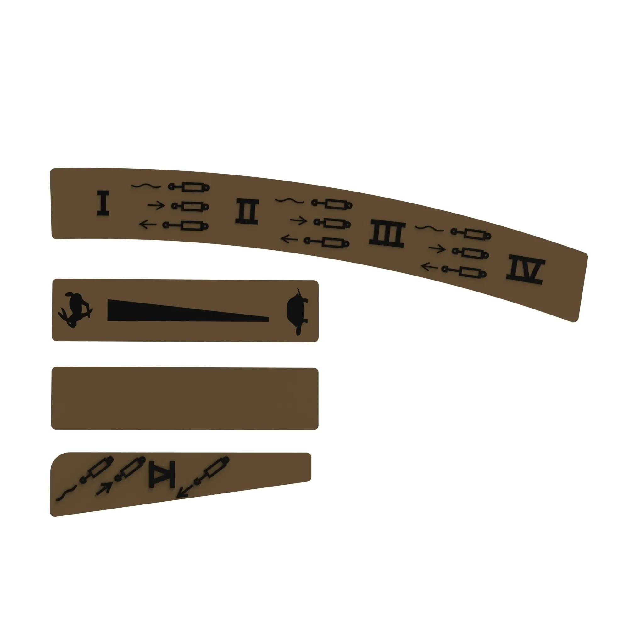 John Deere Armrest Control Housing Label Kit - RE179528