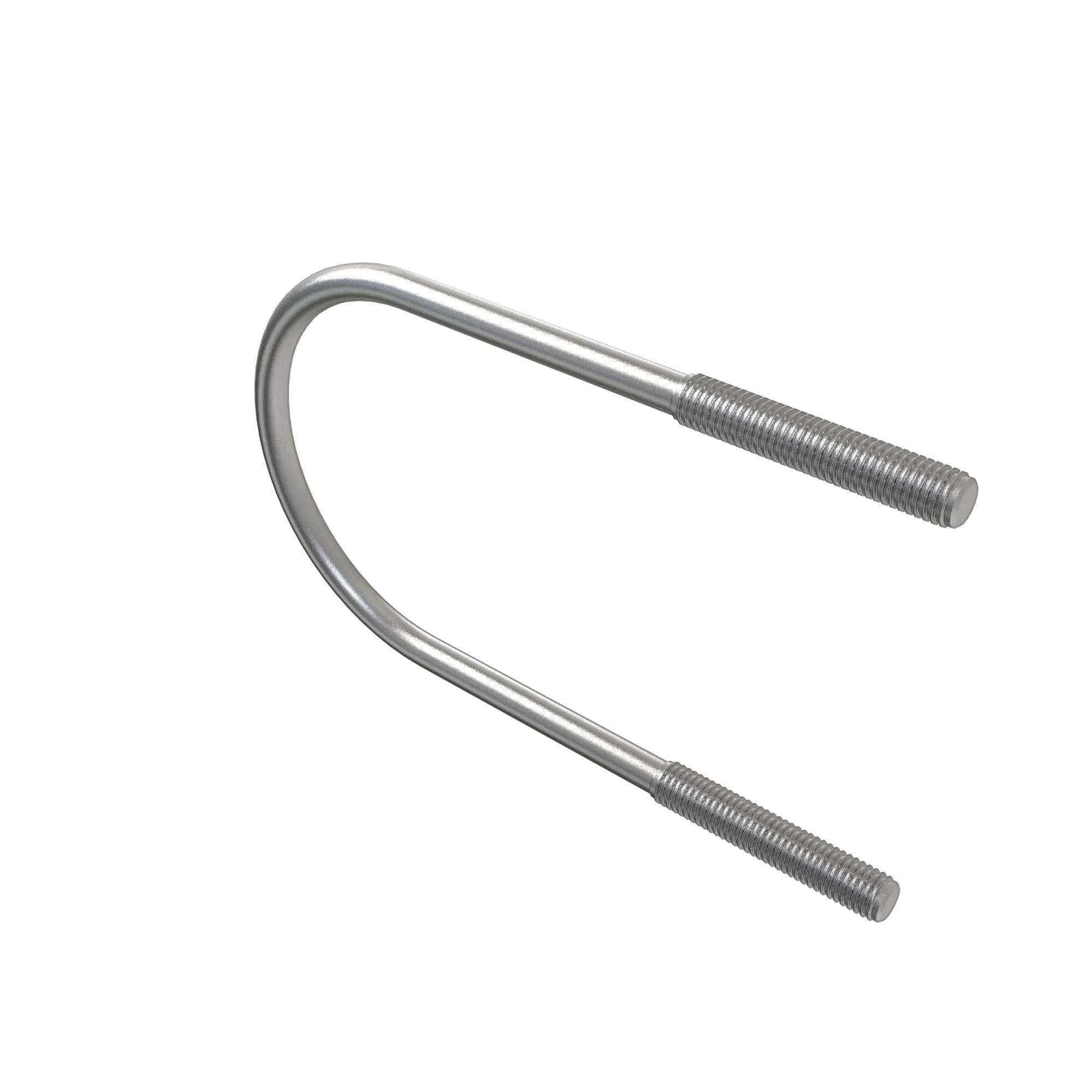 U-BOLT, M12 X 225, 58 ROUND, ZN