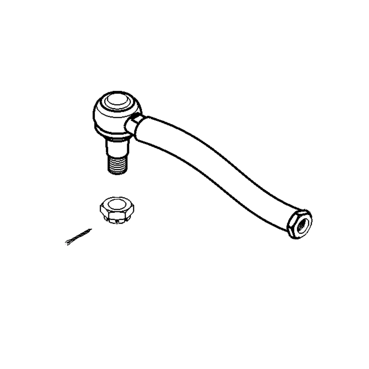 John Deere Tie Rod, Right Side - AZ101468