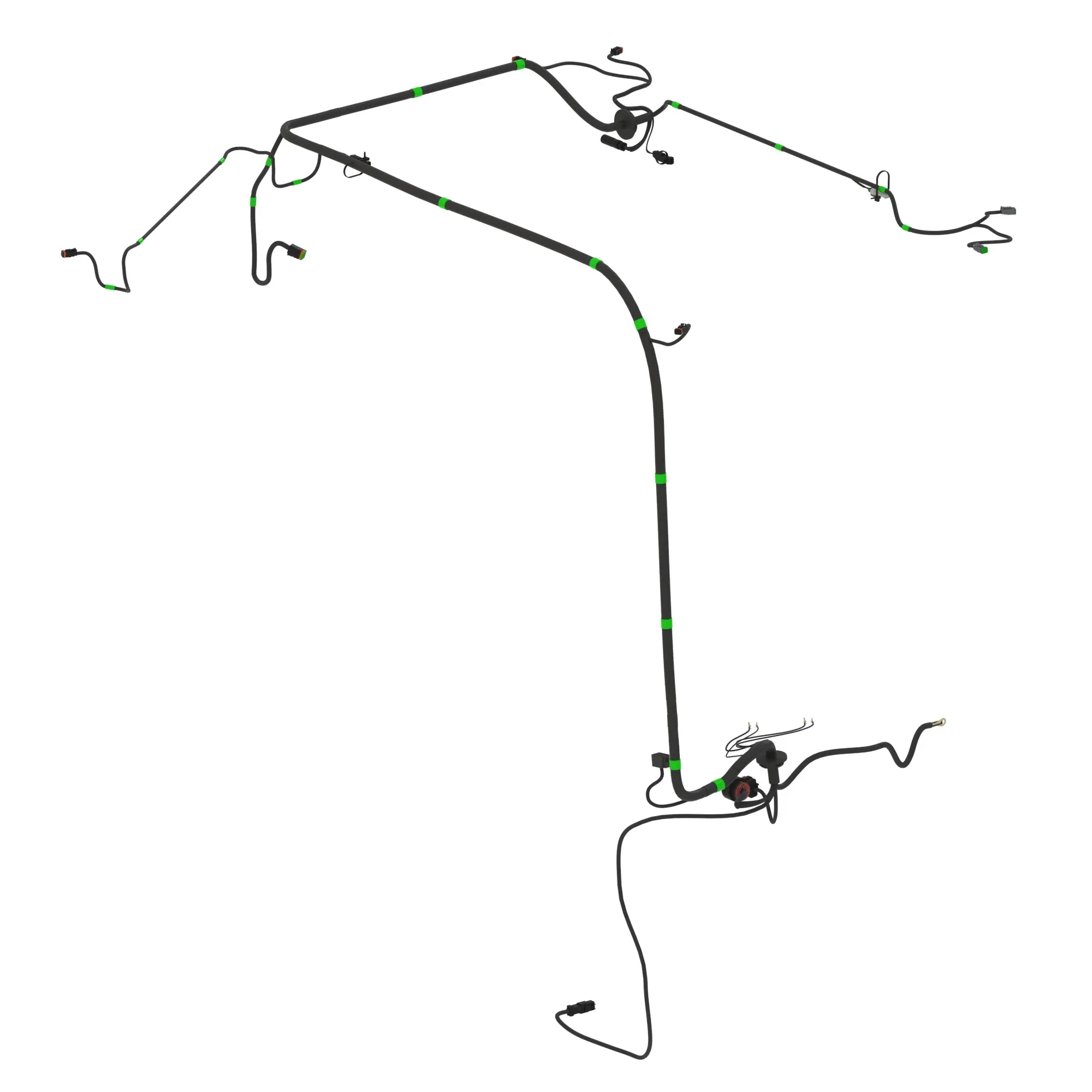 John Deere Roof Wiring Harness - AT498258