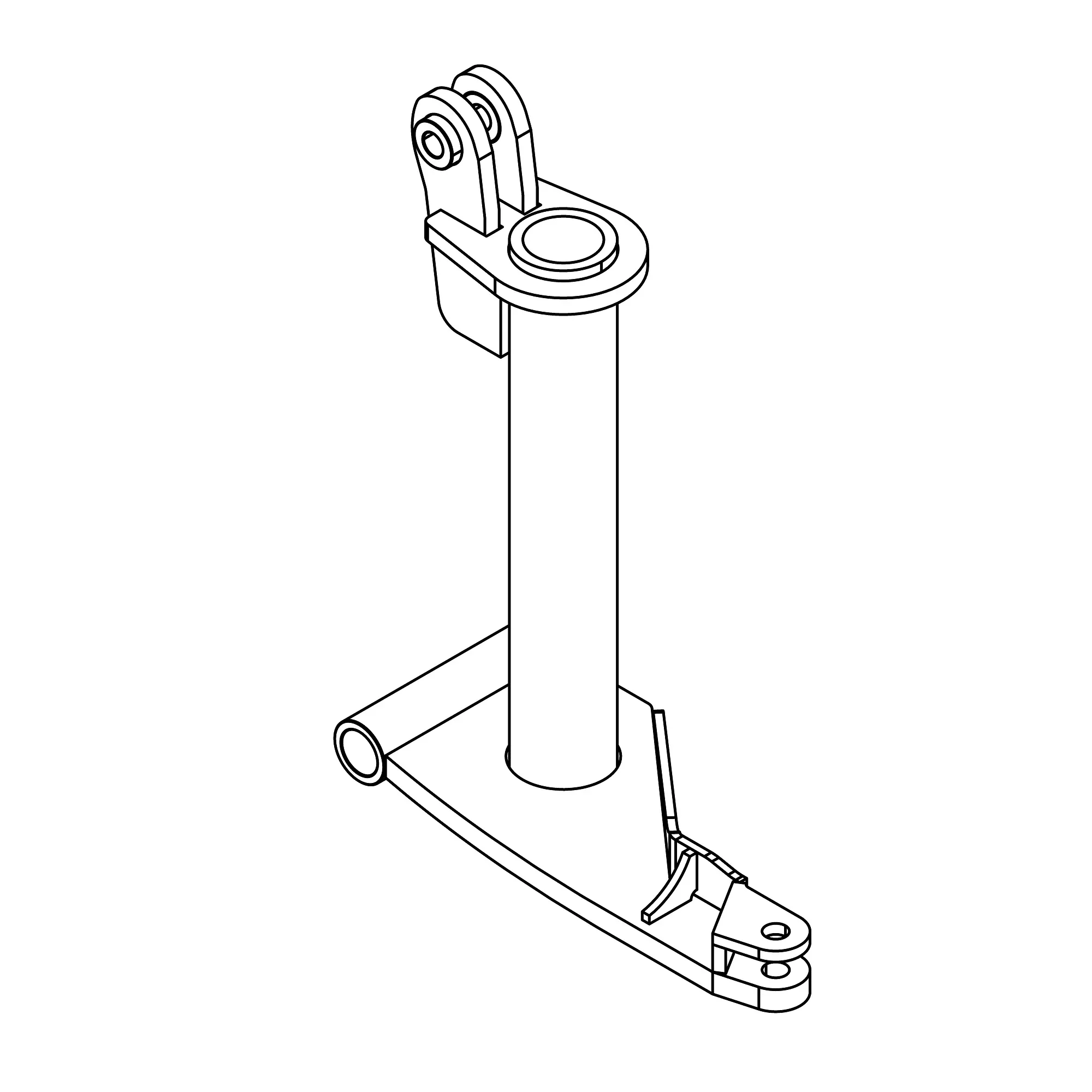 John Deere Hagie Right Side Transom Frame - 5HG167416