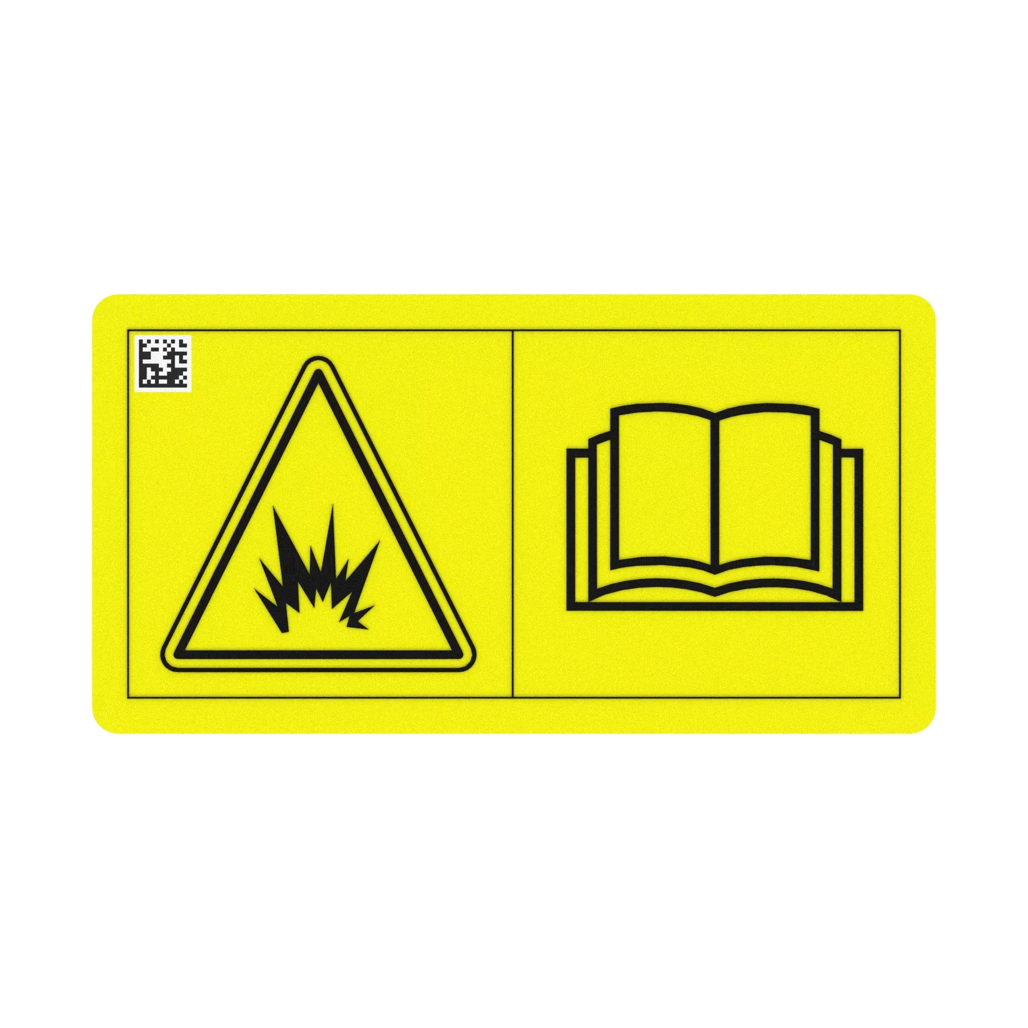 John Deere No Text Radiator Label - H152240