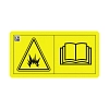 John Deere No Text Radiator Label - H152240