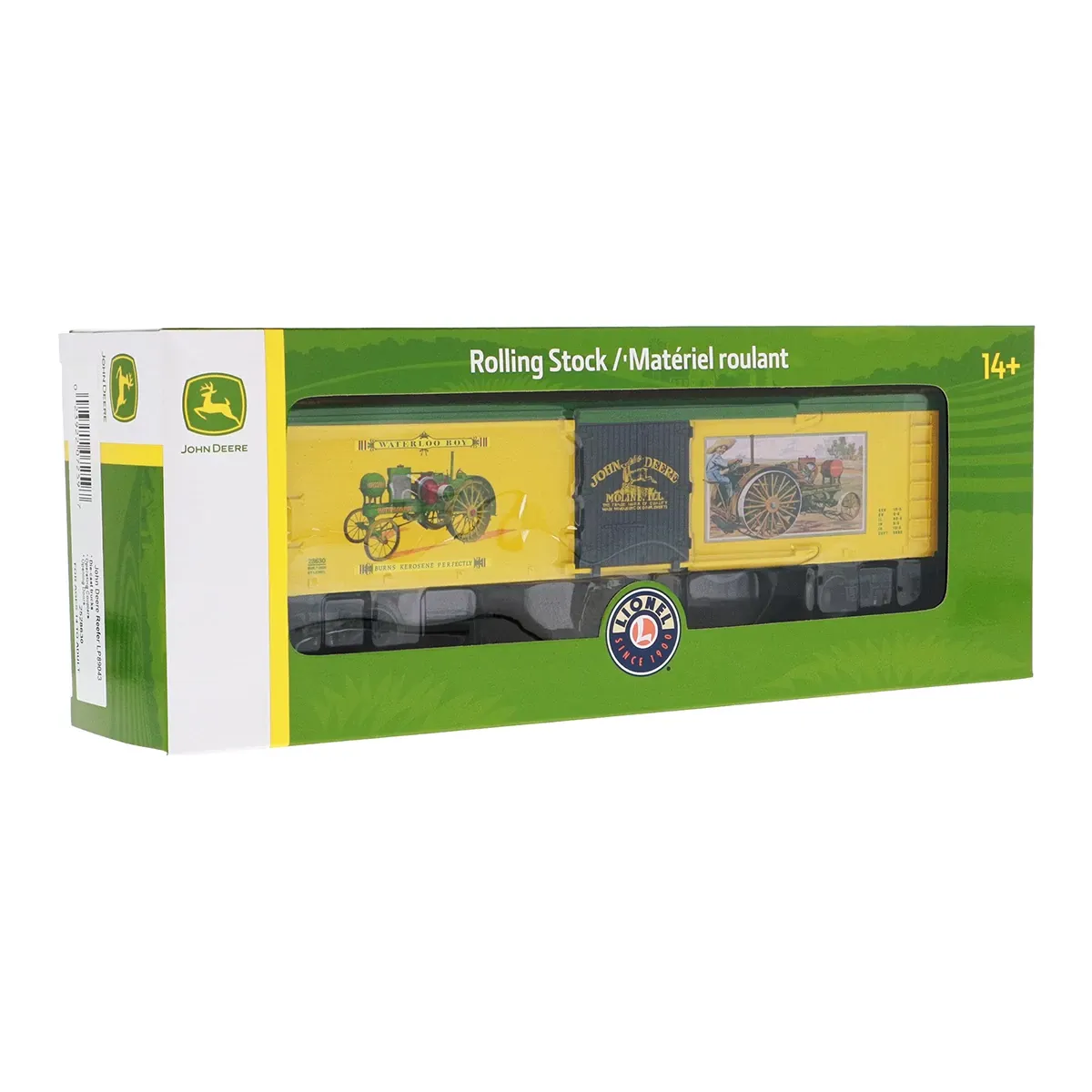 Lionel Trains® John Deere Waterloo Boy O Gauge Model Train Reefer Car 