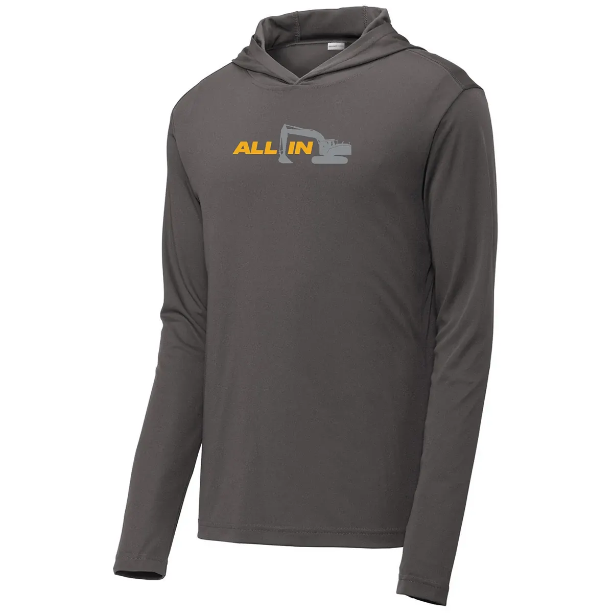 All In Poly Hooded Shirt