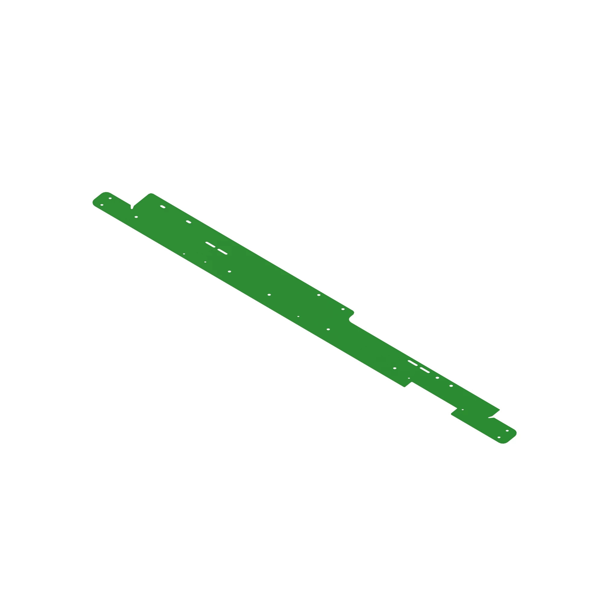 John Deere Rear Wall and Supports Channel - H232465