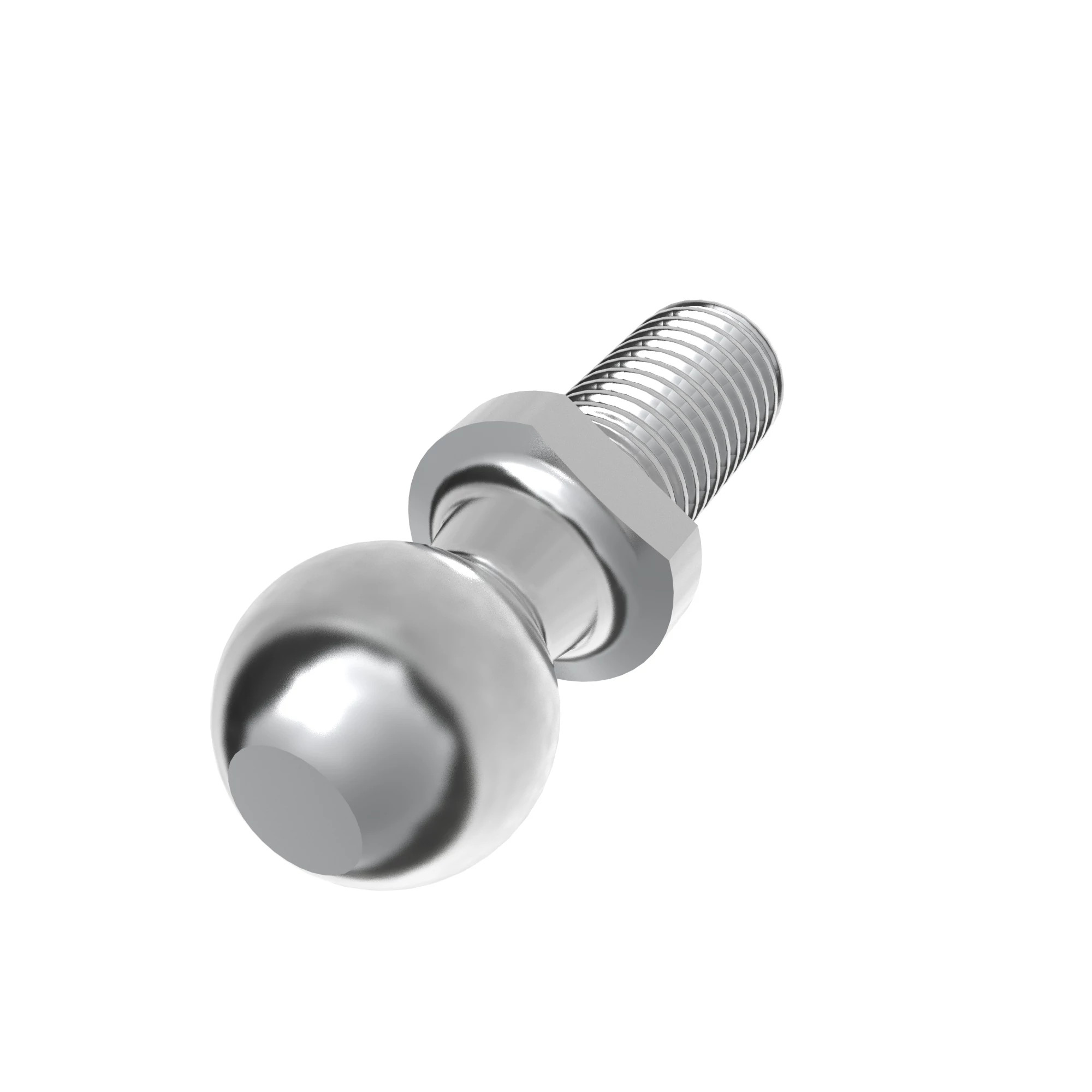 BALL, STUD, METRIC, THREADED