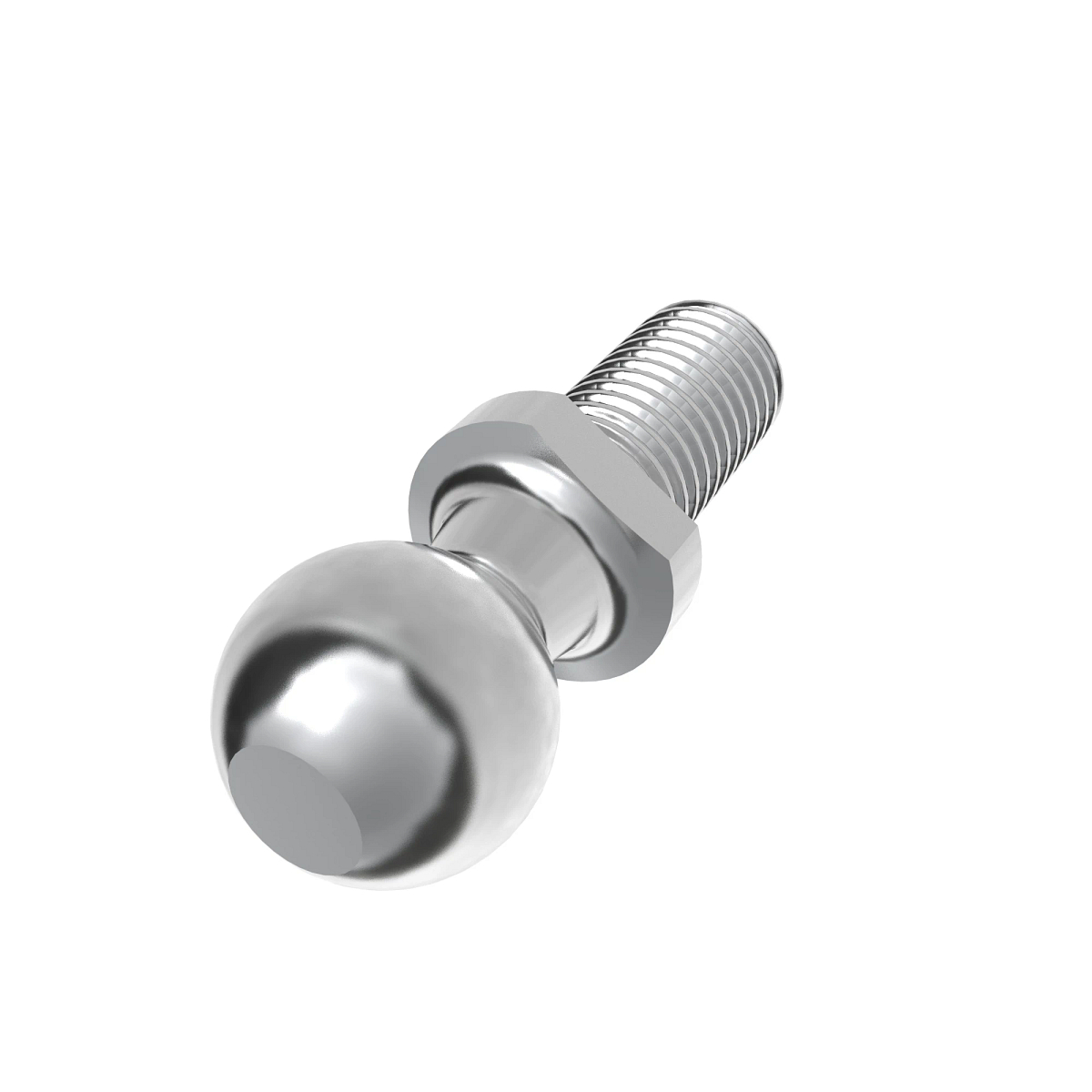 BALL, STUD, METRIC, THREADED