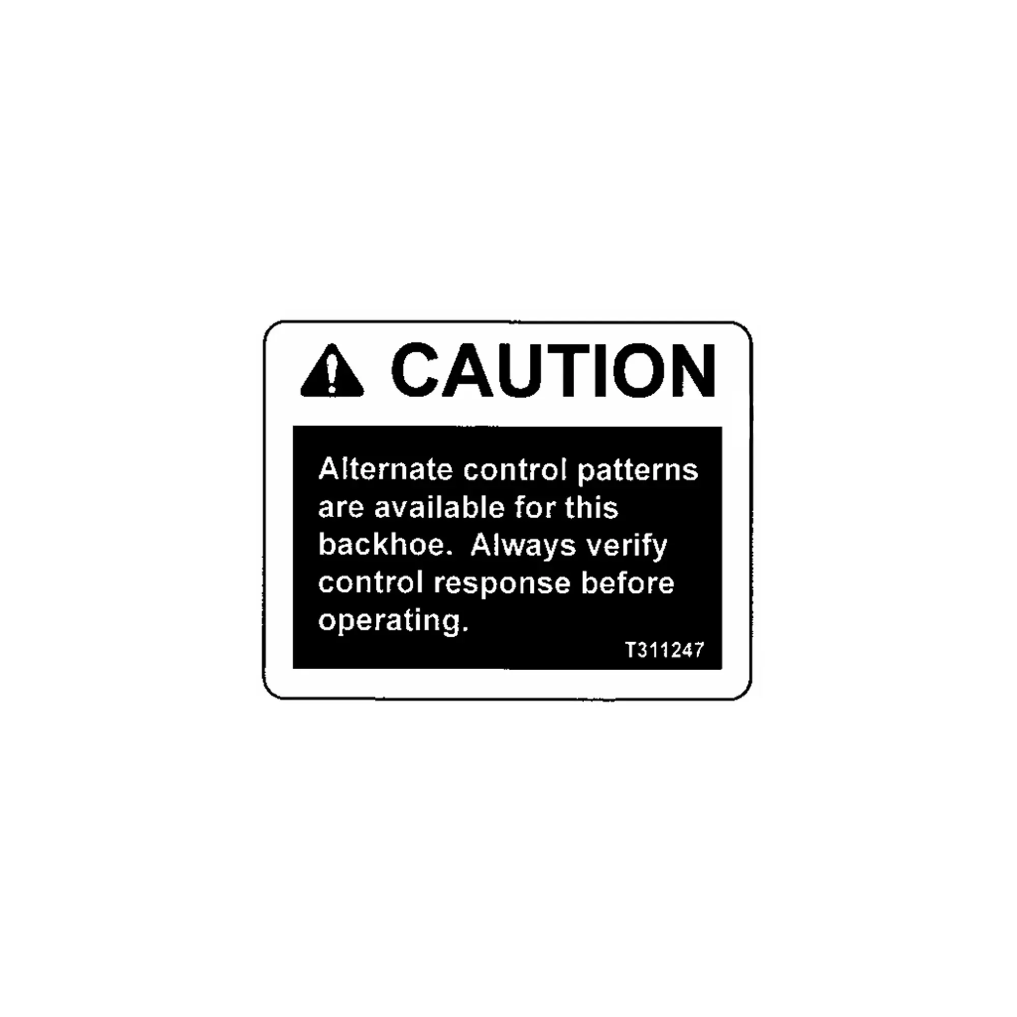 John Deere Safety Sign - T311247