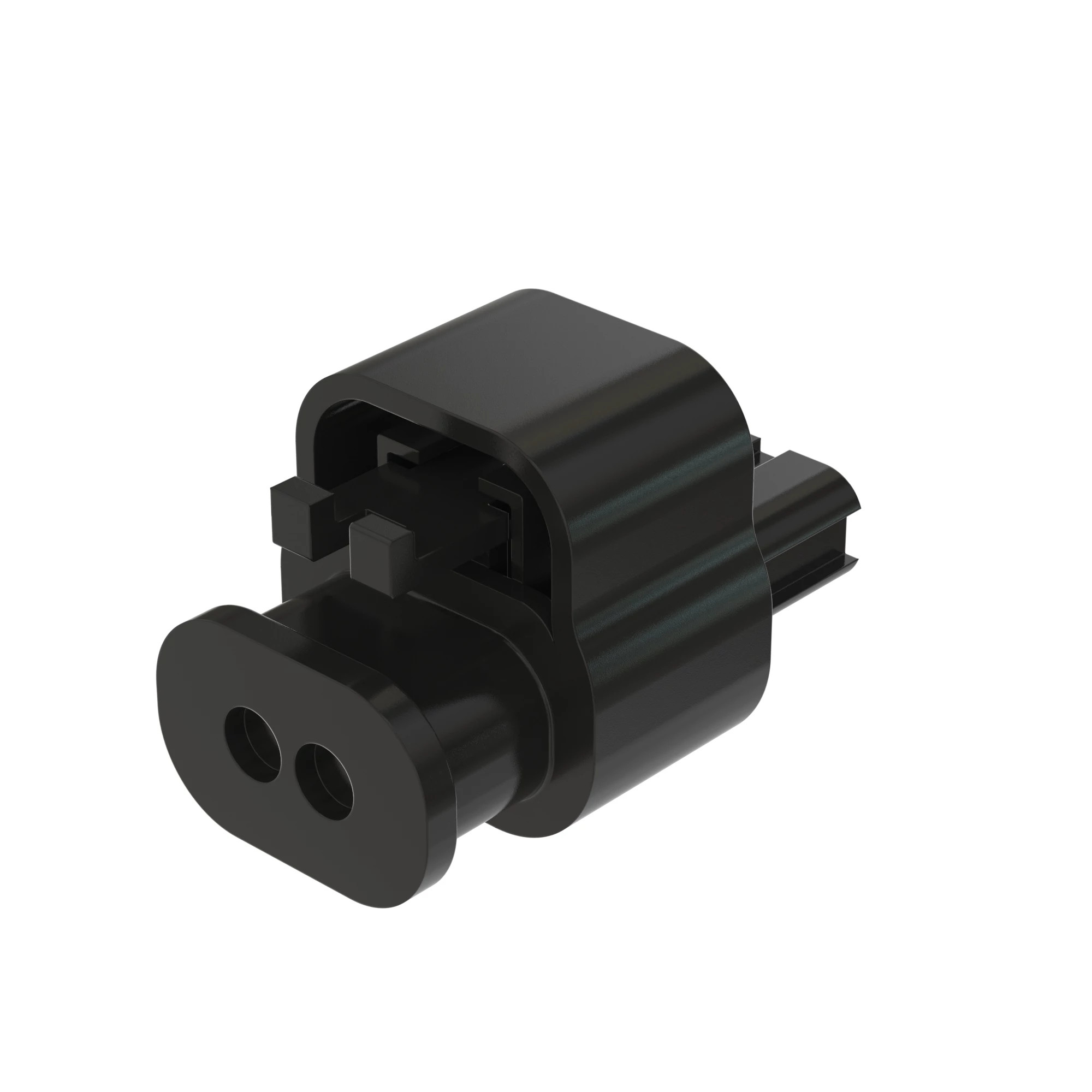 CONN TYCO MCON 2W FS BLK PLSTC