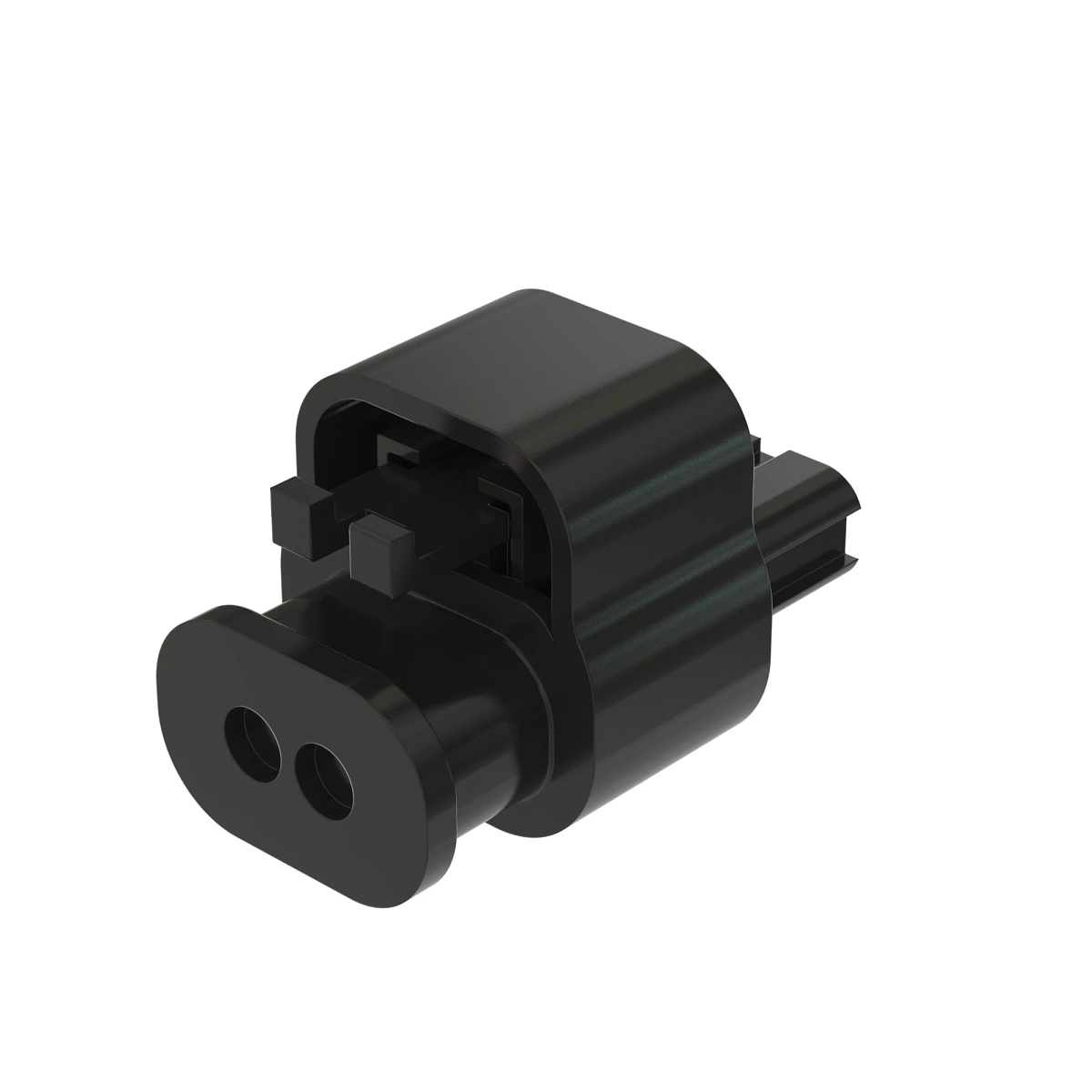 CONN TYCO MCON 2W FS BLK PLSTC