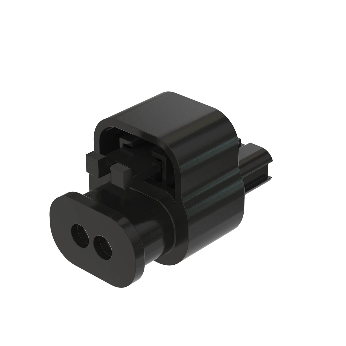 Conn Tyco Mcon 2W Fs Blk Plstc