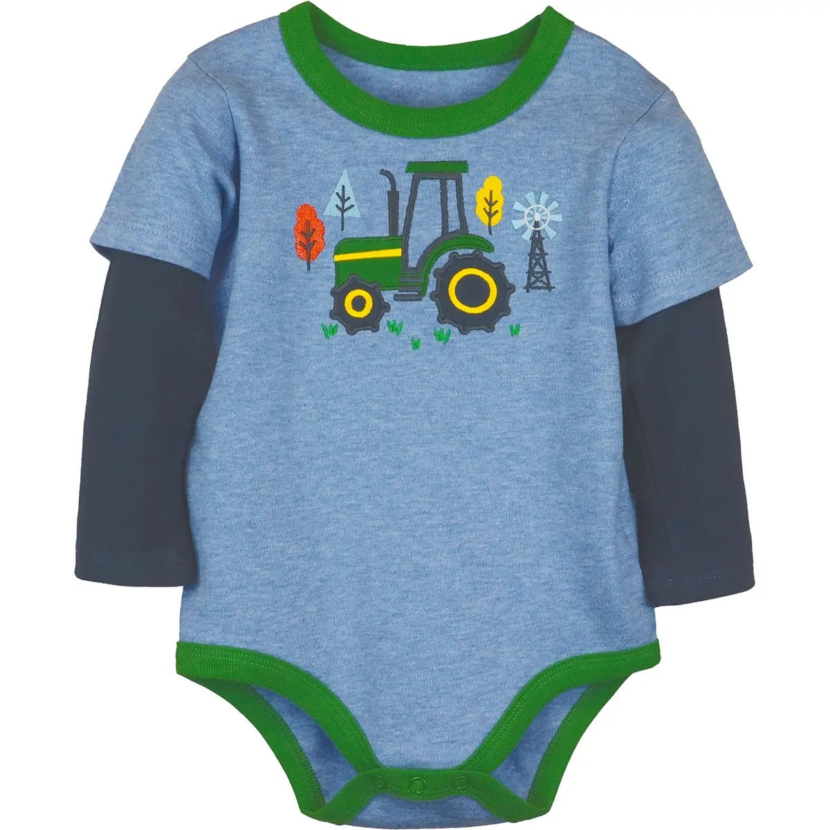 Tractor Scene Long Sleeve Bodyshirt